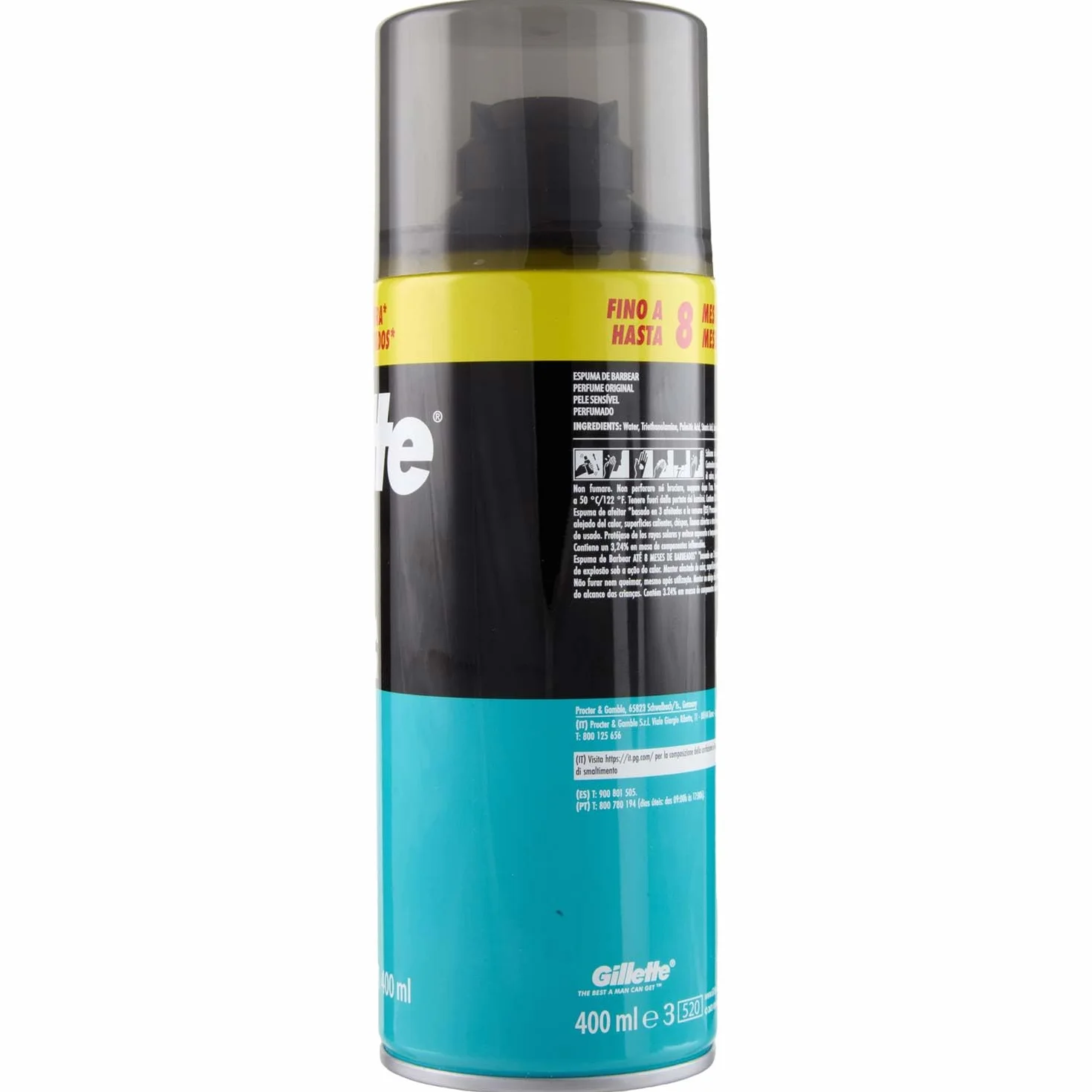 Gillette Pianka do golenia dla wrażliwej skóry 400 ml