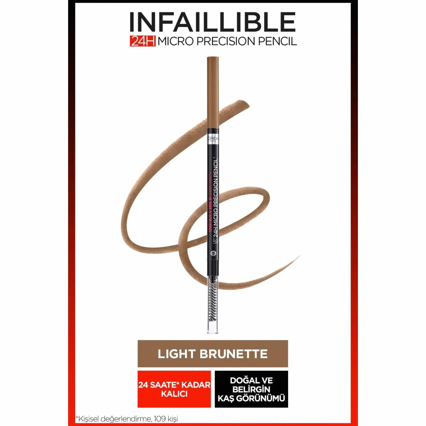 L'Oréal Paris Brow Artist Skinny Definer Kredka do brwi 105 Brunette 4,5 g