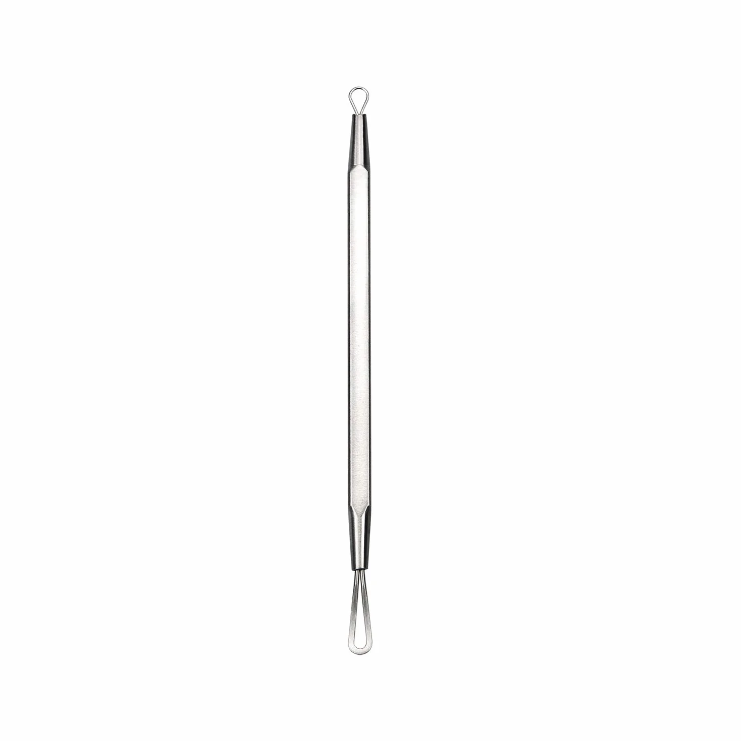 com-four® Zestaw do Usuwania Zaskórników – 5-czesciowe Narzedzia ze Stali Nierdzewnej do Oczyszczania Twarzy, Blackhead Remover – Ekstraktor Komedonów, Wyprysków i Zanieczyszczen dla Czystej Skóry