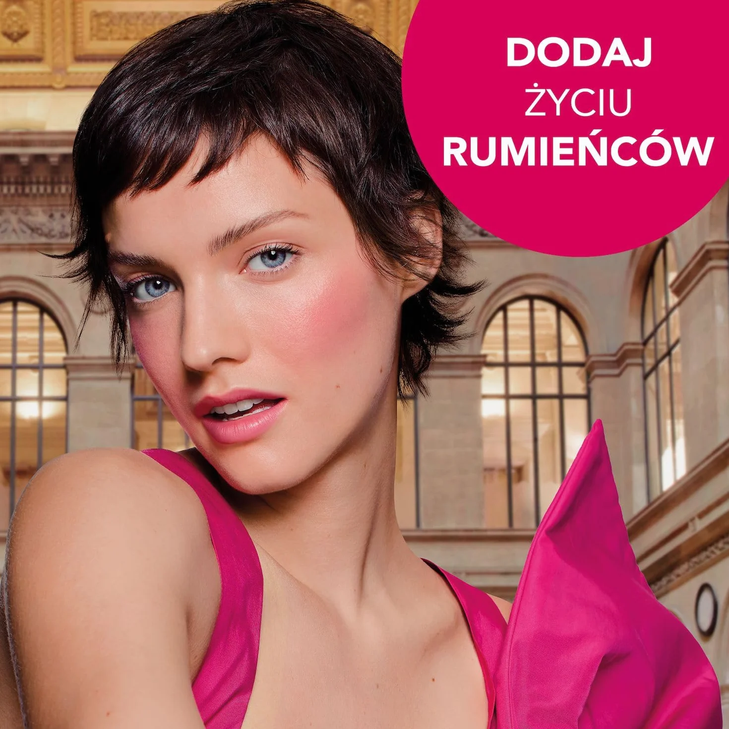 Bourjois Little Round Pot Trwały Róż do Policzków z Lusterkiem i Pędzelkiem nr 016 Rose, 2,5g
