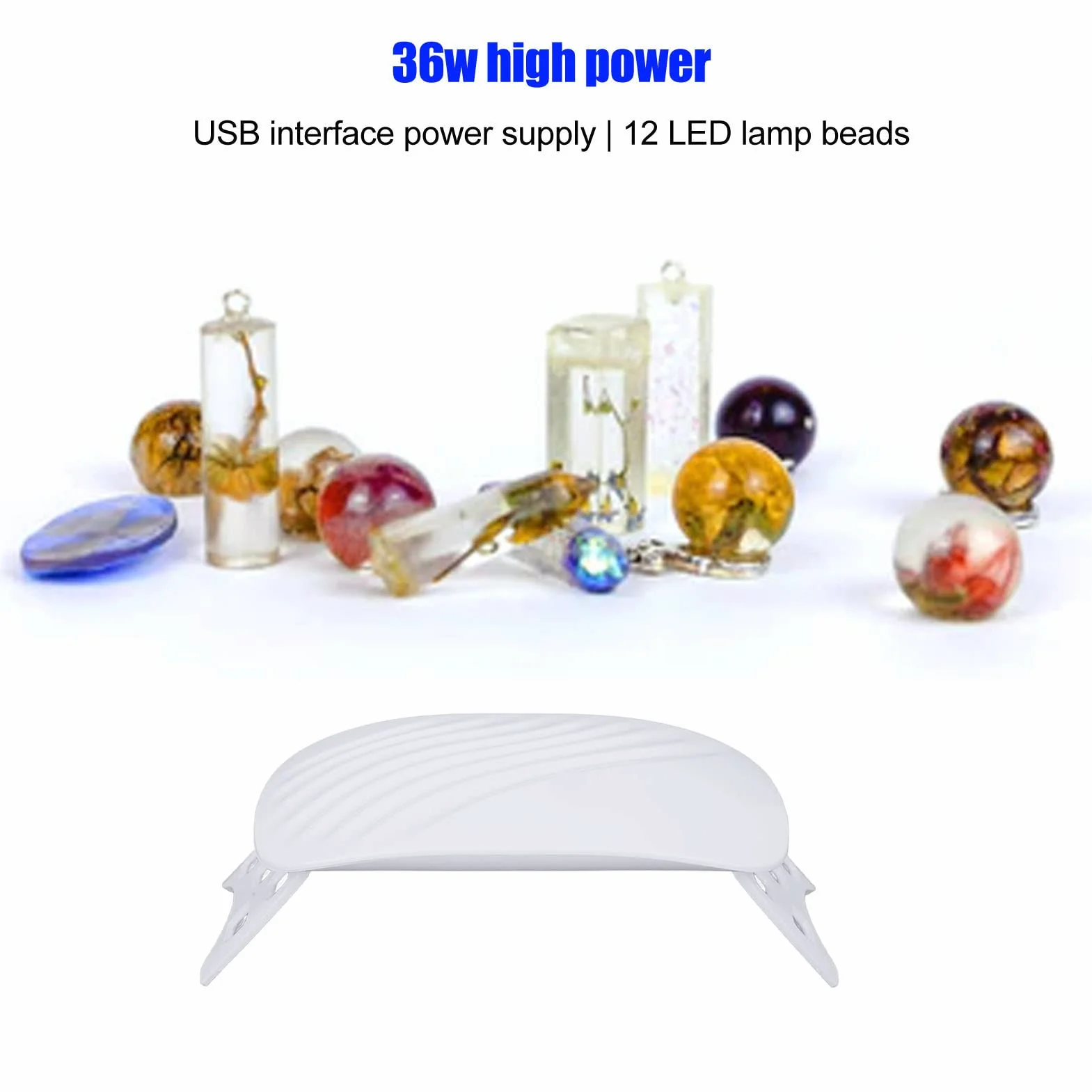 Lampa UV LED utwardzająca, lampa do manicure, 36 W z 12 diodami LED, lampa UV LED do paznokci dla salonu, domu i samodzielnego użytku