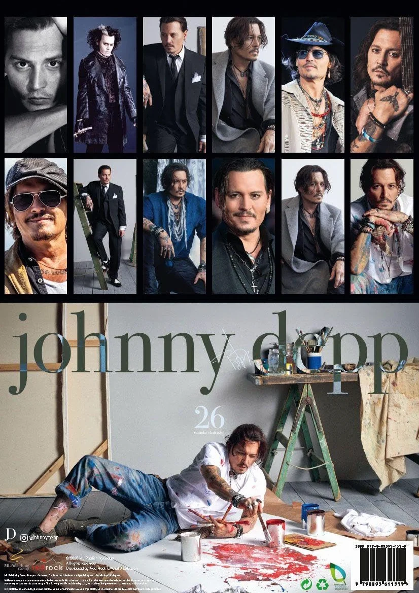Johnny Depp 2026 - Calendrier - Calendario