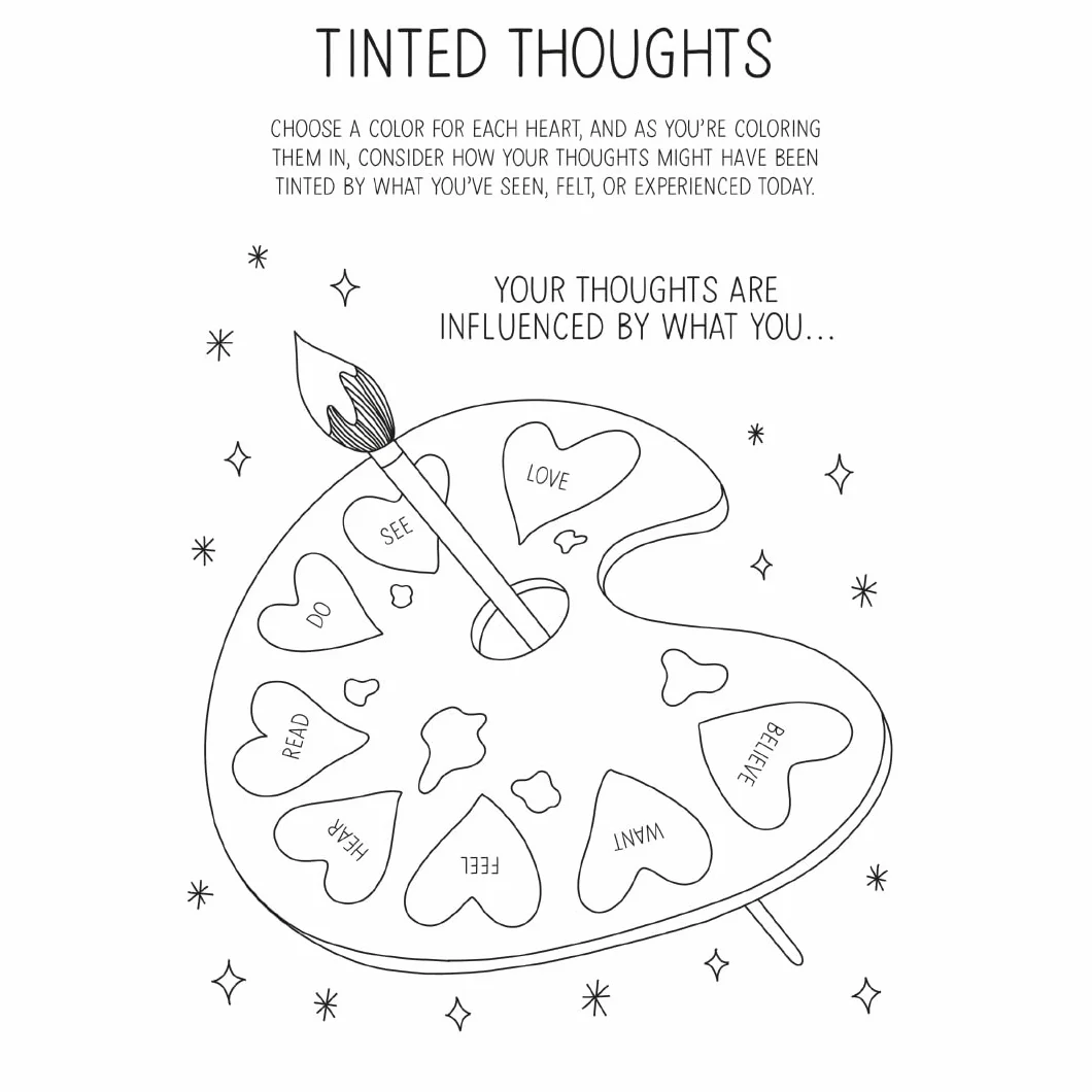 Out of Your Mind: A Journal and Coloring Book to Distract Your Anxious Mind: 1