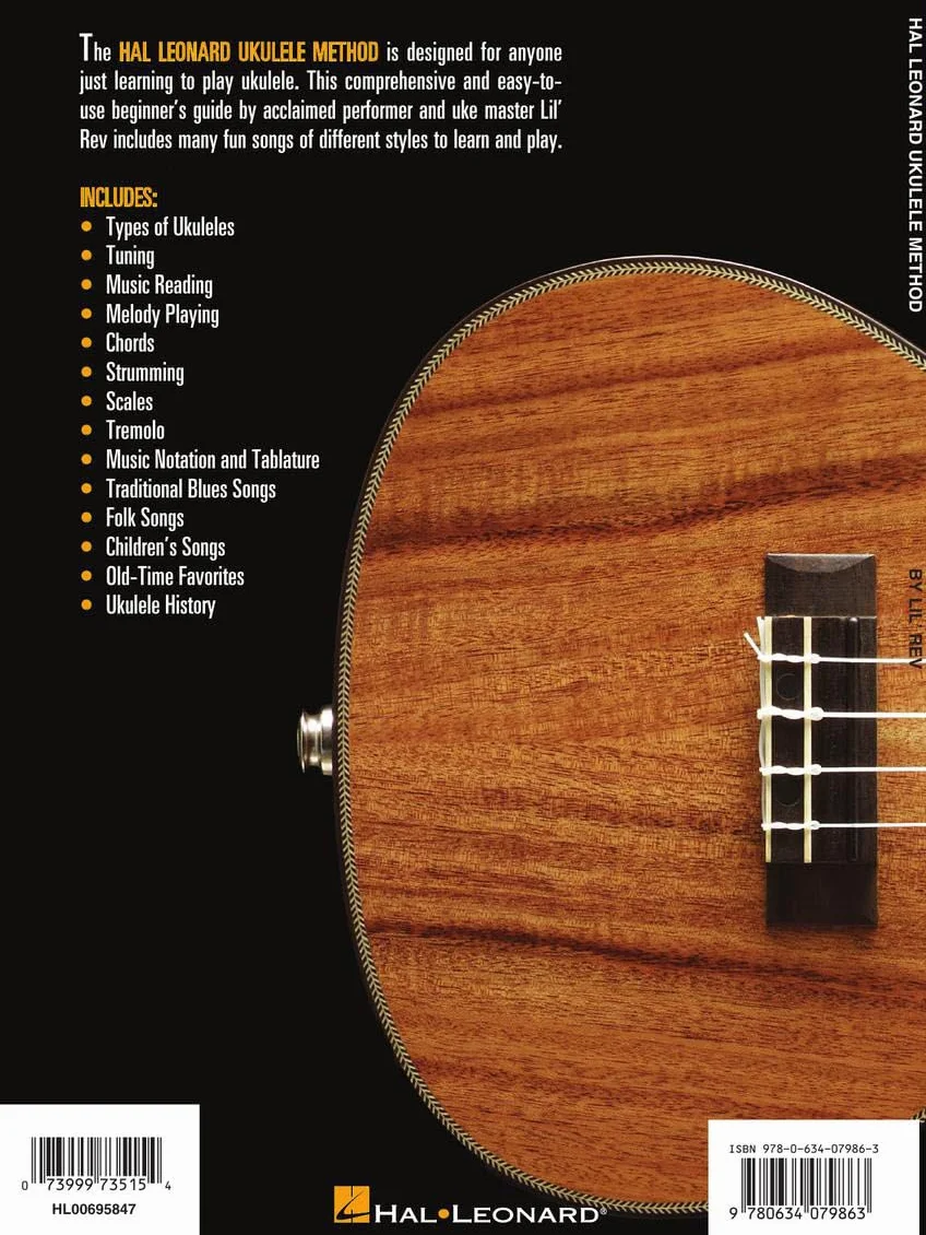 Hal leonard ukulele method book 1 ukulele