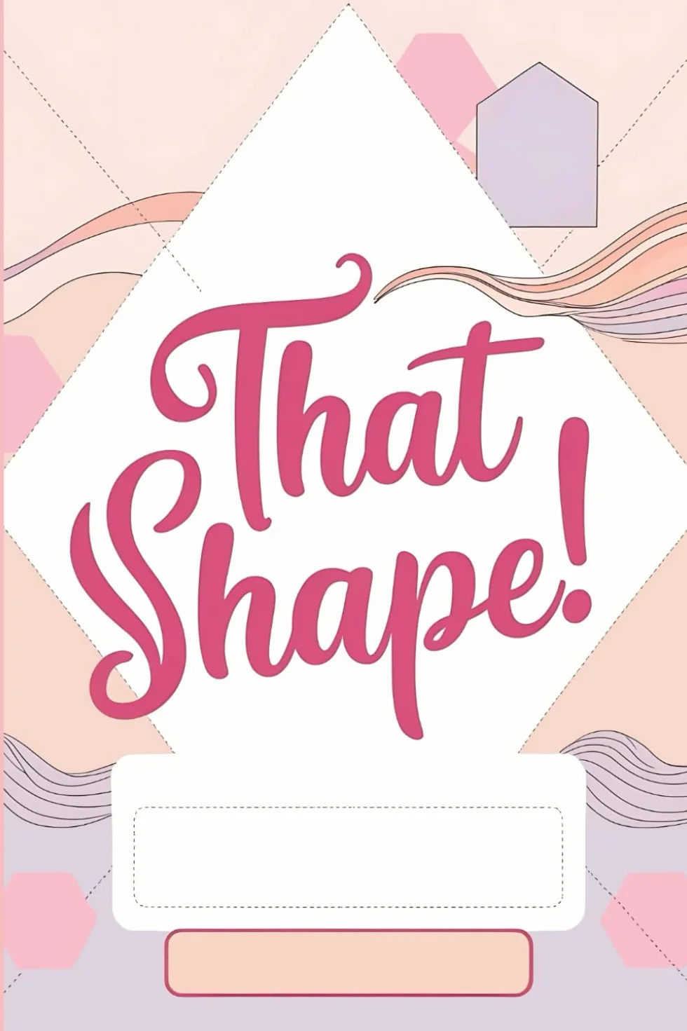 THAT SHAPE!: 100-page lined notebook journal - black & white, perfect for school, work, notes & to-do lists, ideal for kids, teens & adults