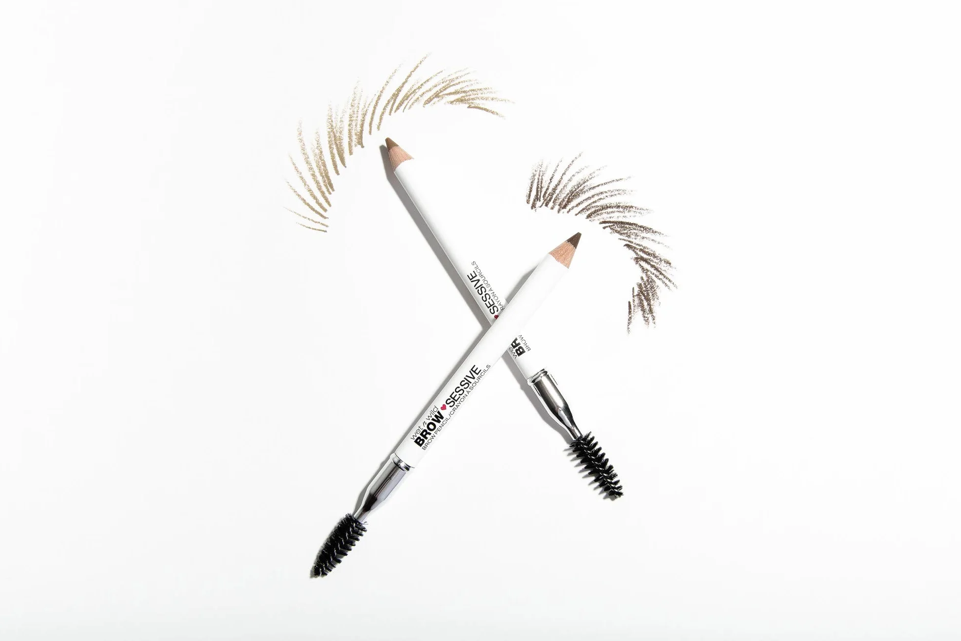 Wet n Wild, Kredka do Brwi Brow-Sessive, Kredka do Brwi z Dwoma Końcówkami i Szczoteczką do Cienkich i Grubych Brwi, Naturalny Wygląd, Możliwość Budowania Koloru, Odcień Medium Brown