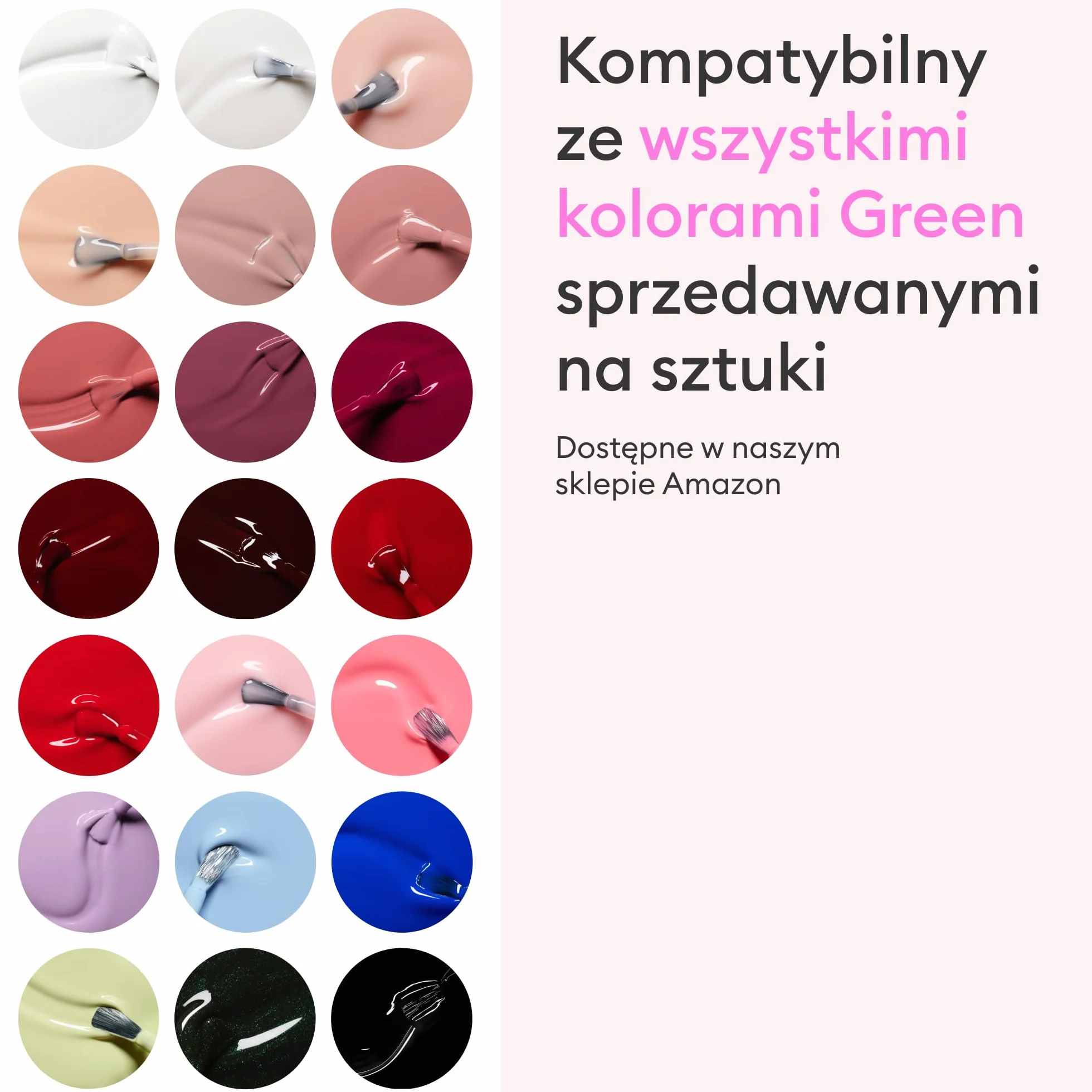 Manucurist Green System Holiday Gift Set with Plum - profesjonalny zestaw do manicure wegańskiego na bazie roślin: 1 odtłuszczacz, 1 x lakier bazowy, 1 x lakier do paznokci Dark Wine, 1 lakier