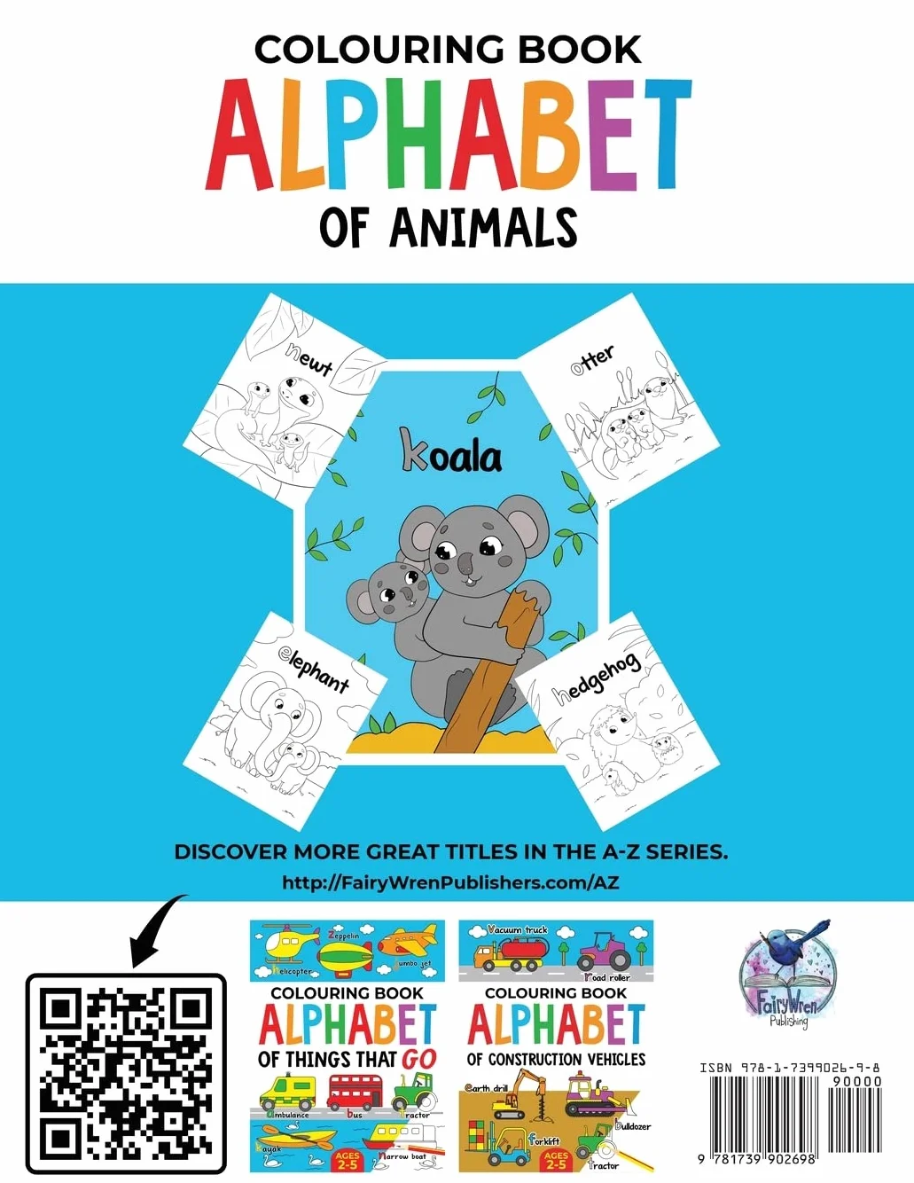 Animal Colouring Book for Children: Alphabet of Animals: Age 2-5