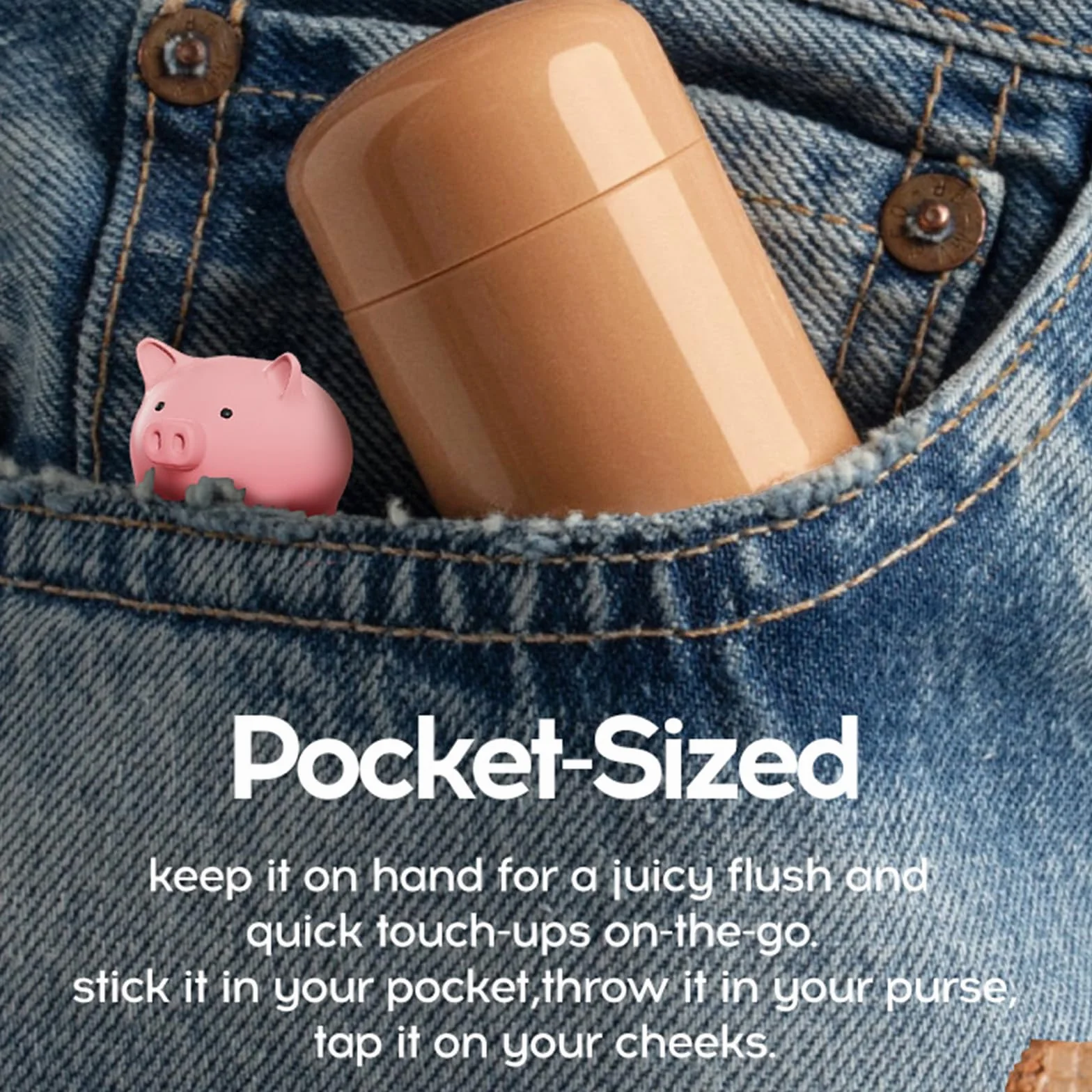 Pocket Blush Stick – matowy, gładki, intensywny kolor, kremowy róż, do policzków i ust – naturalne i świecące wykończenie, długi czas noszenia, dla kobiet i dziewcząt (05 Sleep Girl, 1 szt.)