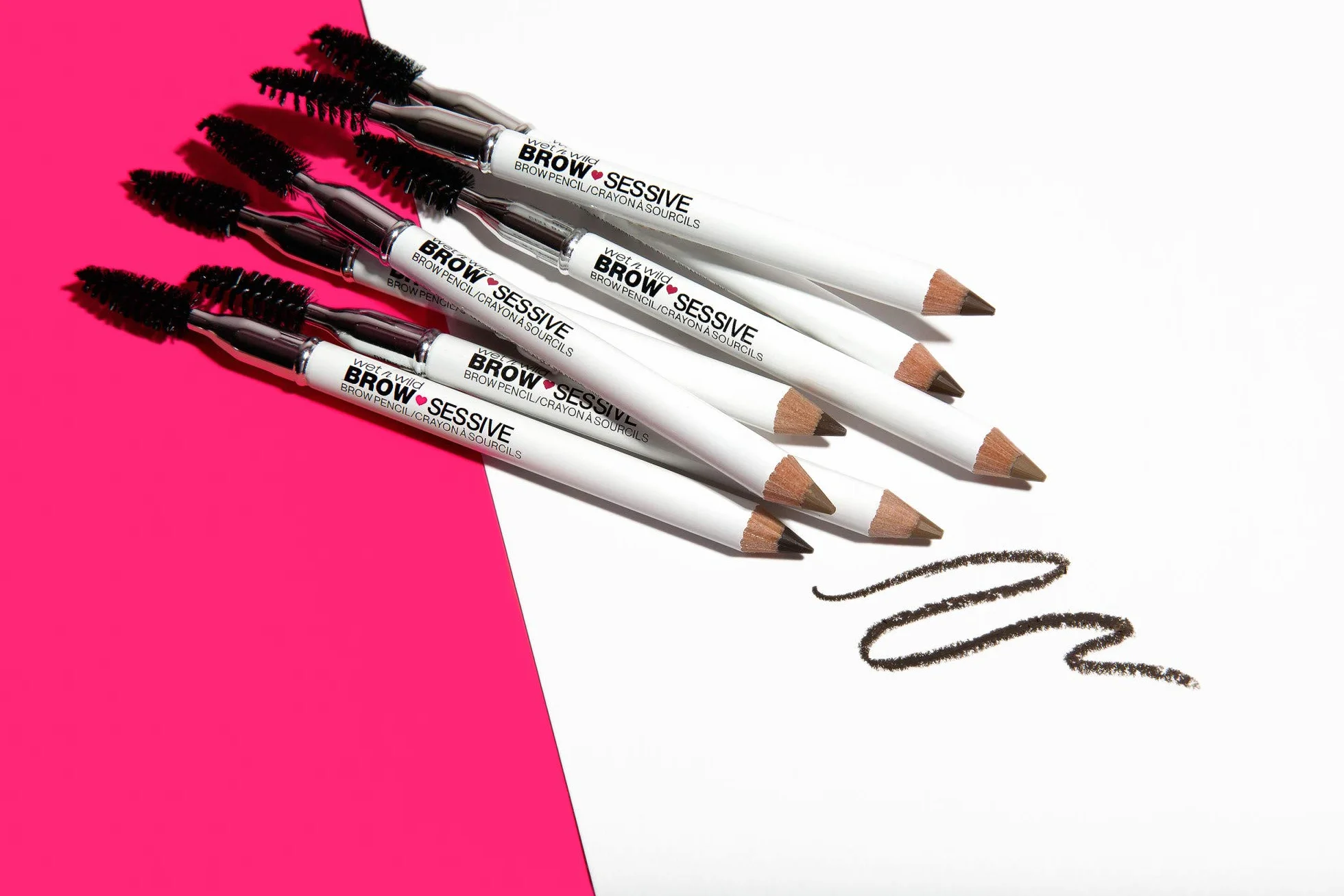 Wet n Wild, Kredka do Brwi Brow-Sessive, Kredka do Brwi z Dwoma Końcówkami i Szczoteczką do Cienkich i Grubych Brwi, Naturalny Wygląd, Możliwość Budowania Koloru, Odcień Medium Brown