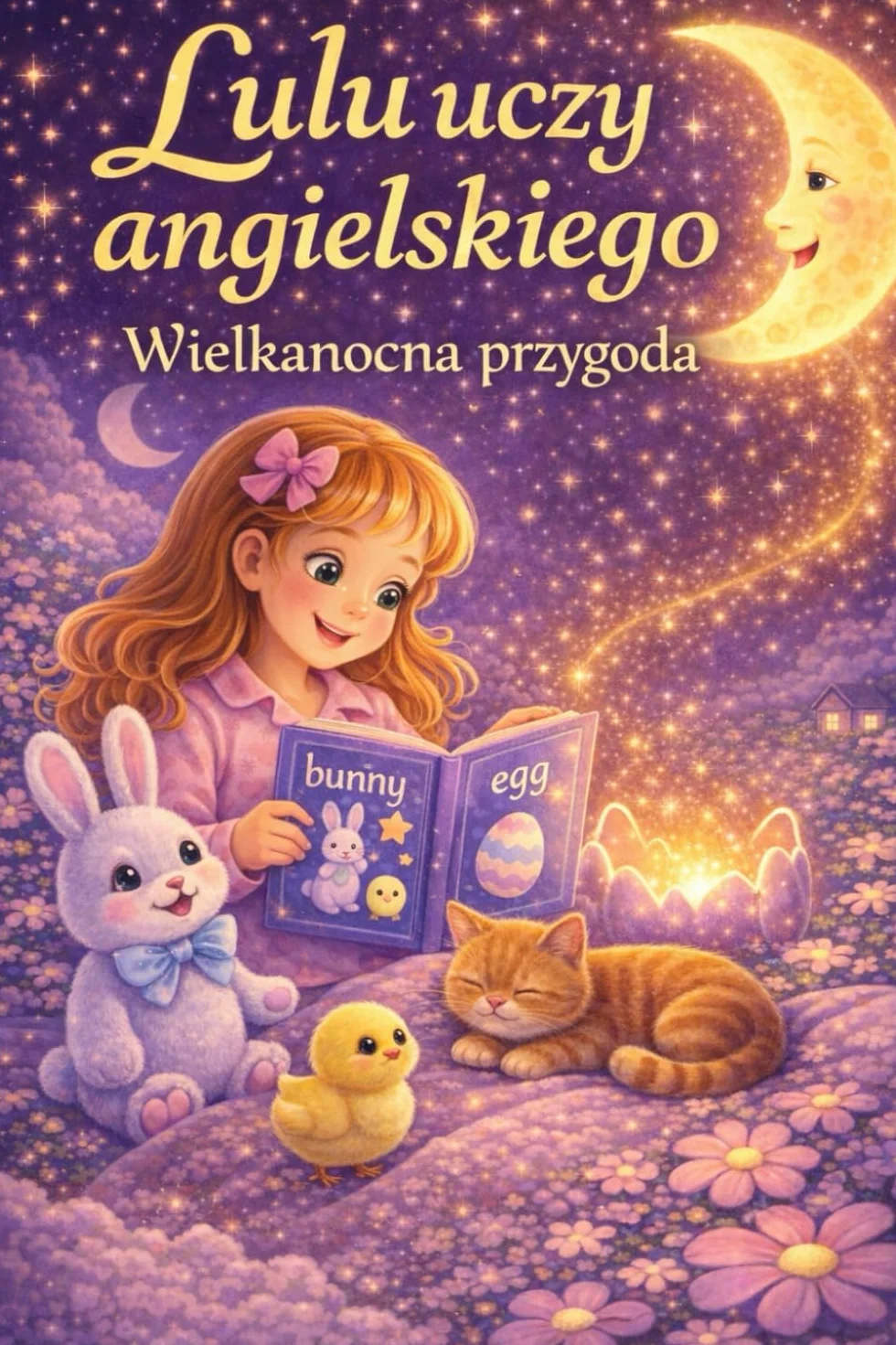 Lulu uczy angielskiego: Wielkanocna przygoda: Magiczna bajka na dobranoc, która pomaga dzieciom uczyć się pierwszych słówek po angielsku