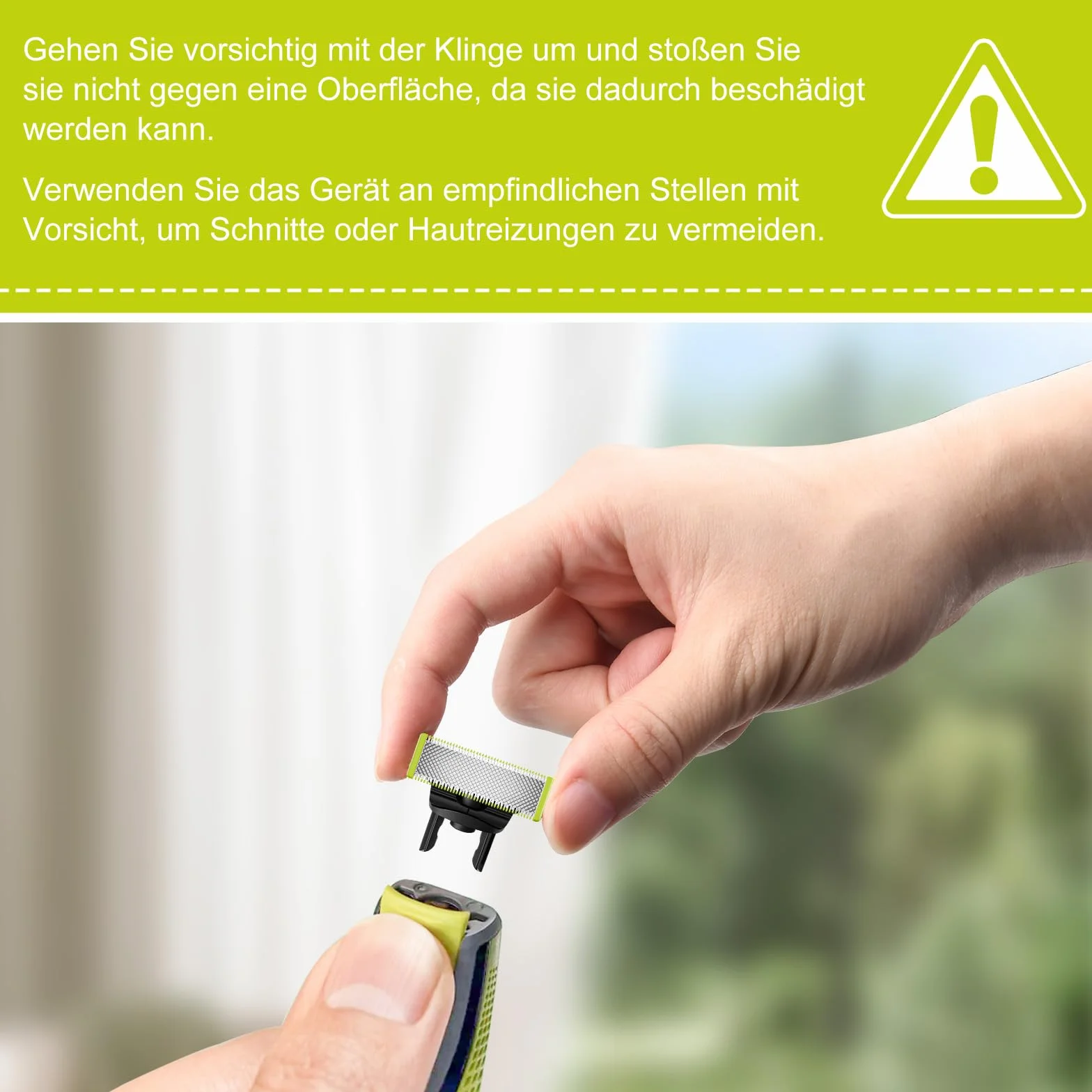 Wymienne ostrza do OneBlade Philips 4-pak ze stali nierdzewnej