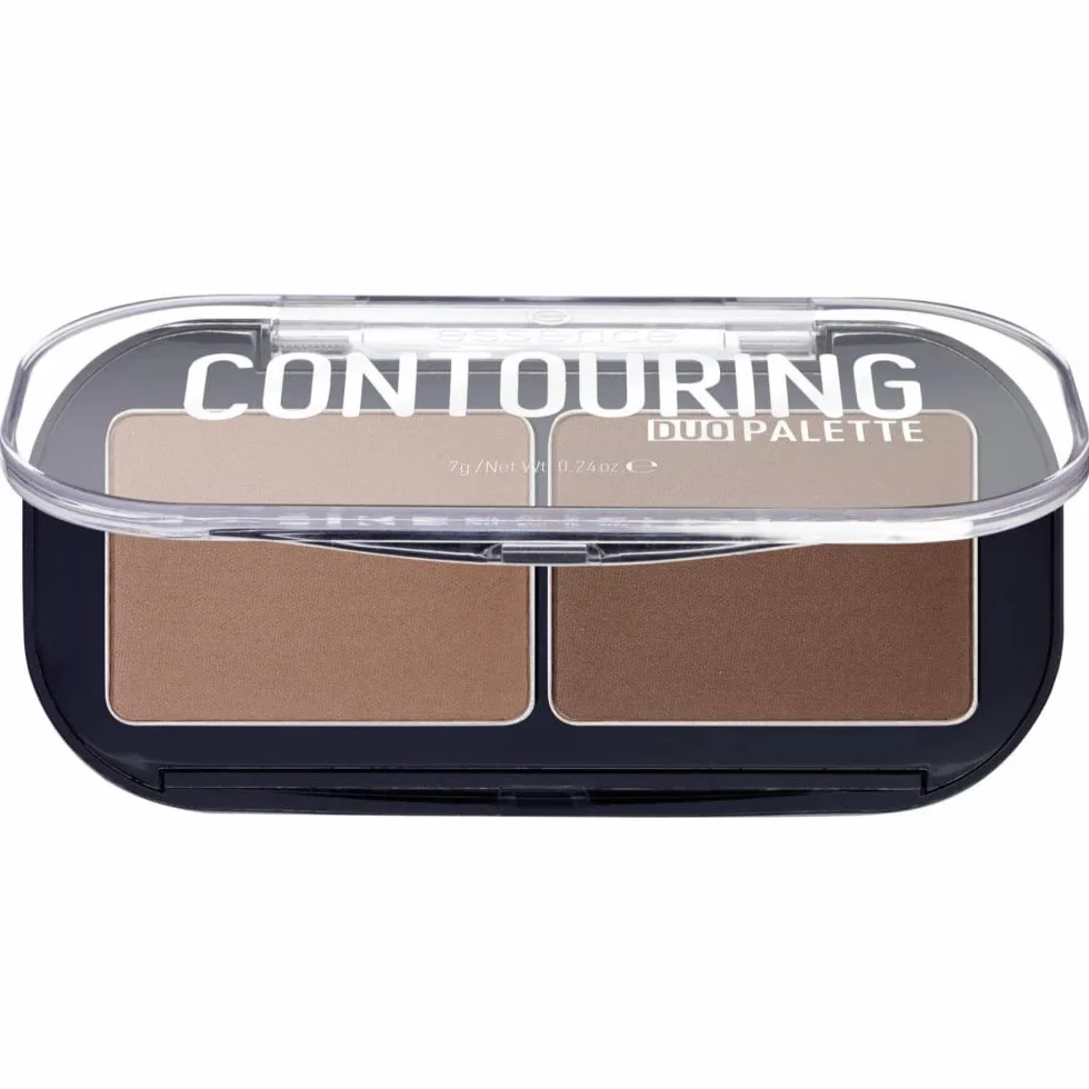 essence Paleta do konturowania CONTOURING DUO matowy 7g