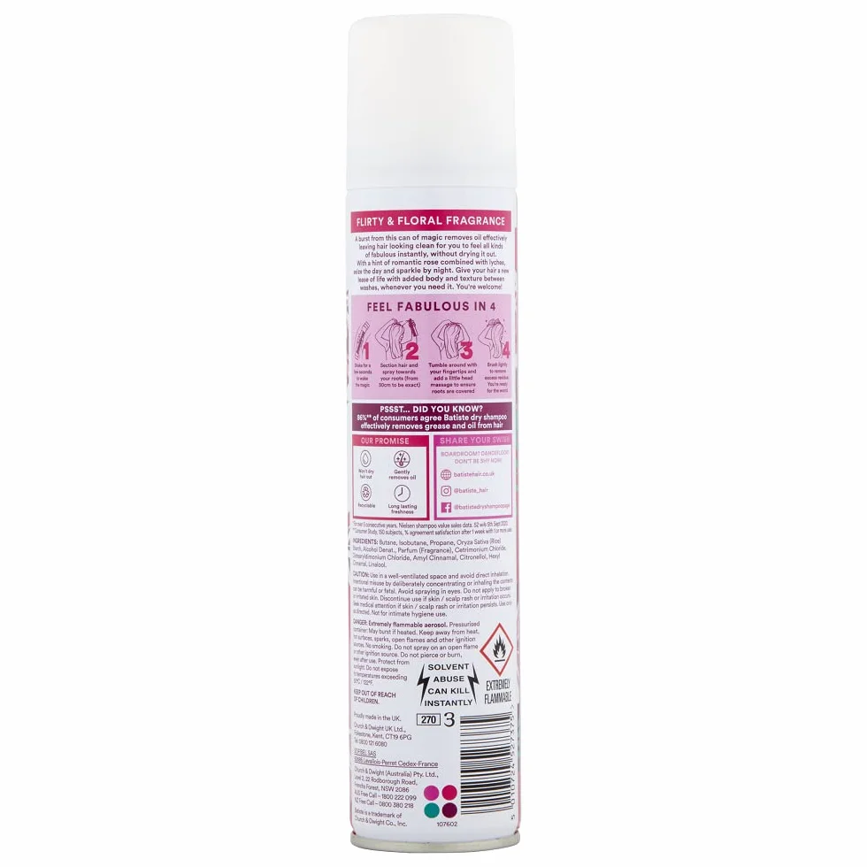 BATIS BLUSH DRY SHAMPOO 350ML