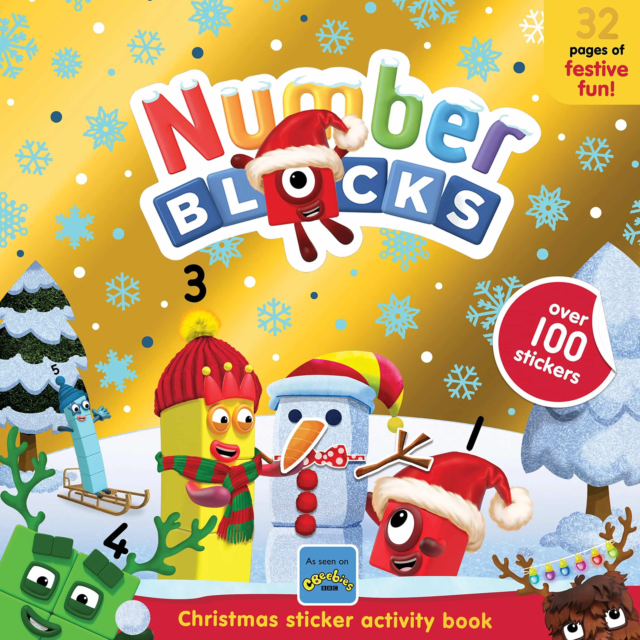 Numberblocks Christmas Sticker Activity Book