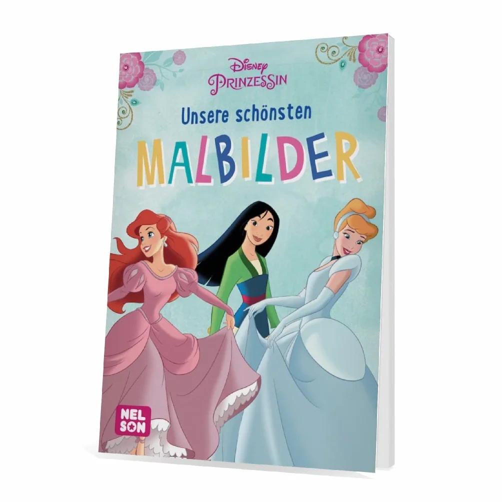 Disney Prinzessin: Unsere schönsten Malbilder: Komm mit ein eine zauberhafte Welt!