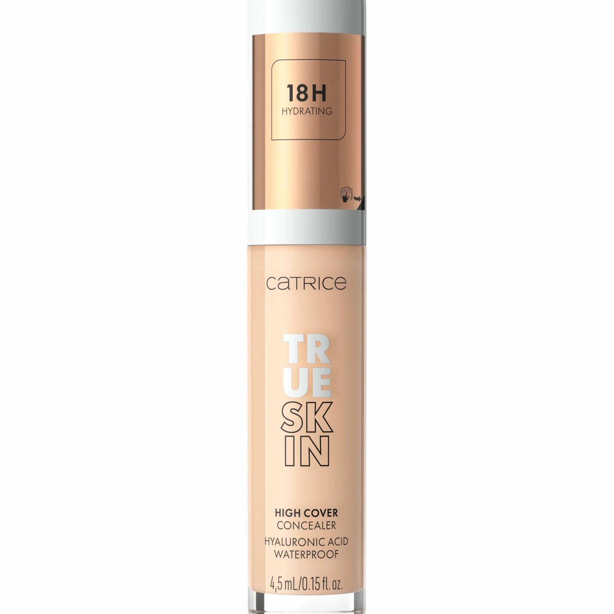 Catrice Korektor True Skin High Cover, zapobieganie wypryskom, nawilżanie, długotrwały, naturalny, matowy (4.5ml)