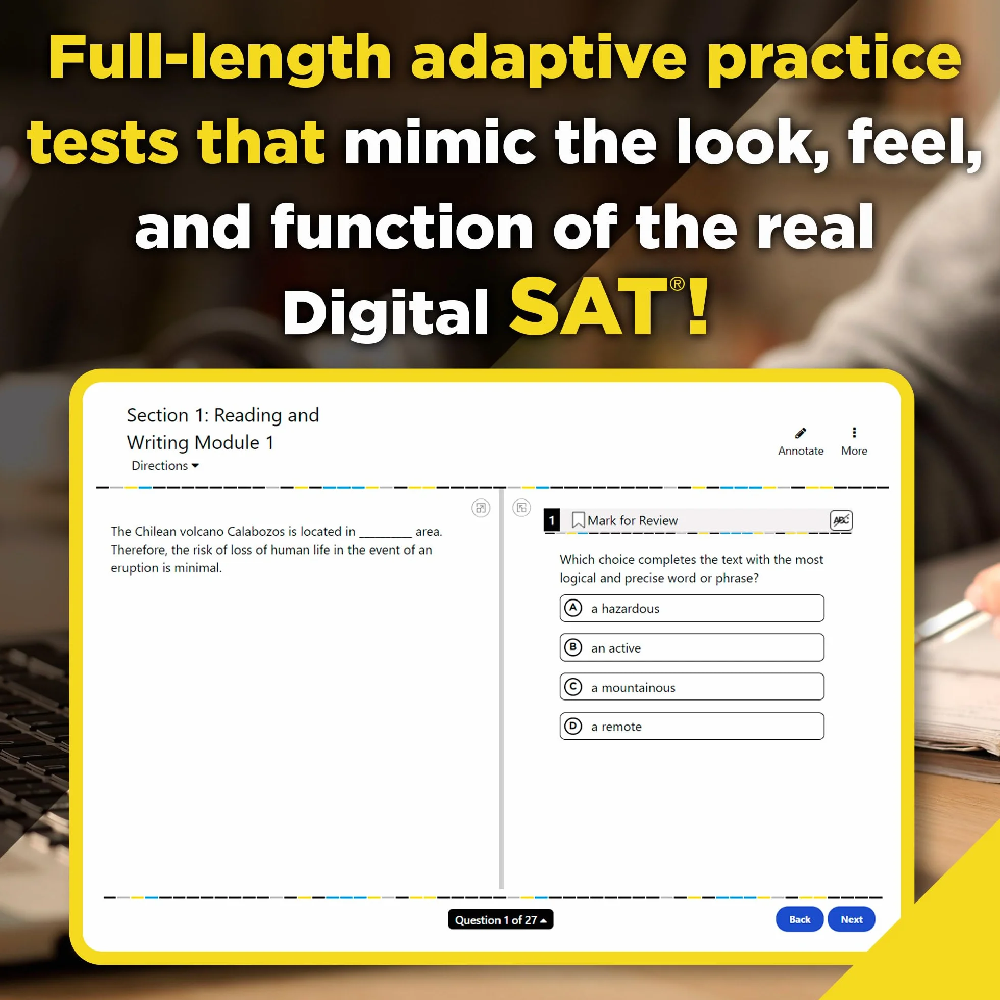 800+ SAT Practice Questions, 2025: In-Book + Online Practice Tests for the Digital SAT (2025)
