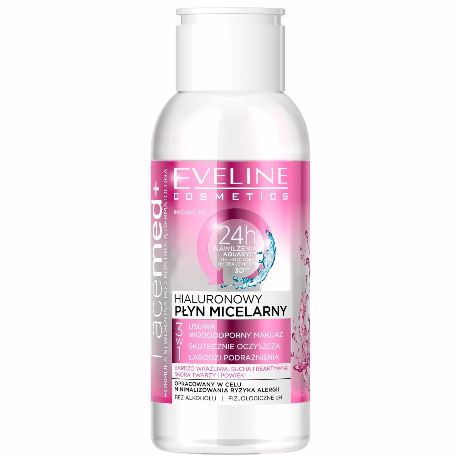 Eveline Cosmetics Facemed 3 w 1 Micellar Liquid, 100 ml