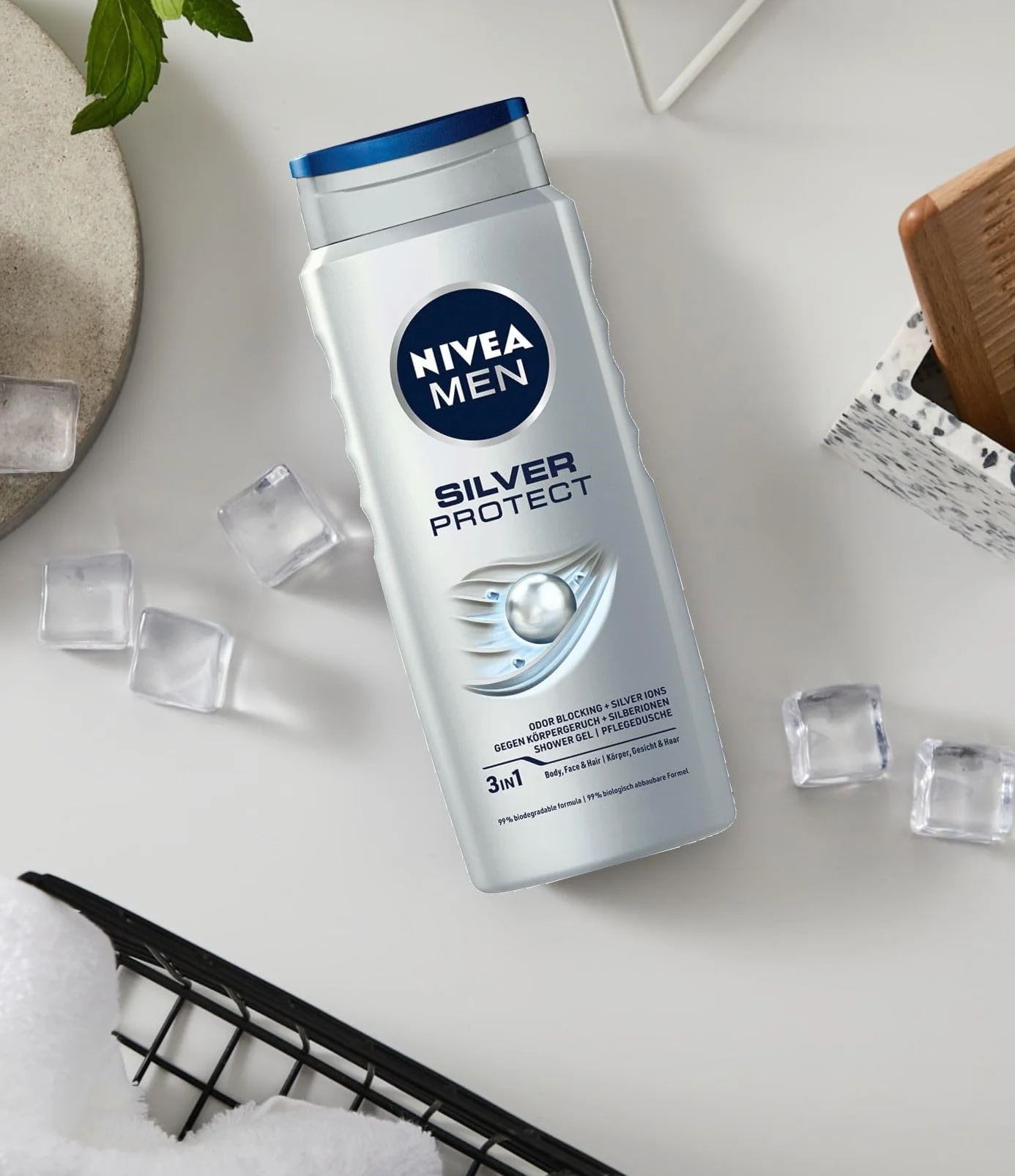 NIVEA MEN Silver Protect Antybakteryjny żel pod prysznic 500 ml