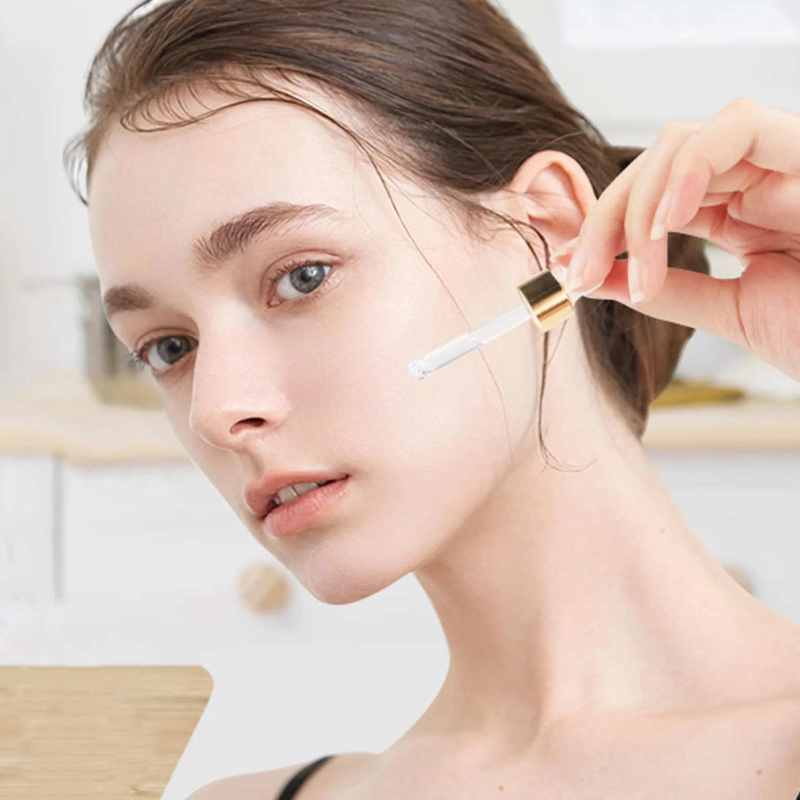 Szklane butelki z pipetą 5 ml mini do olejków eterycznych aromaterapii