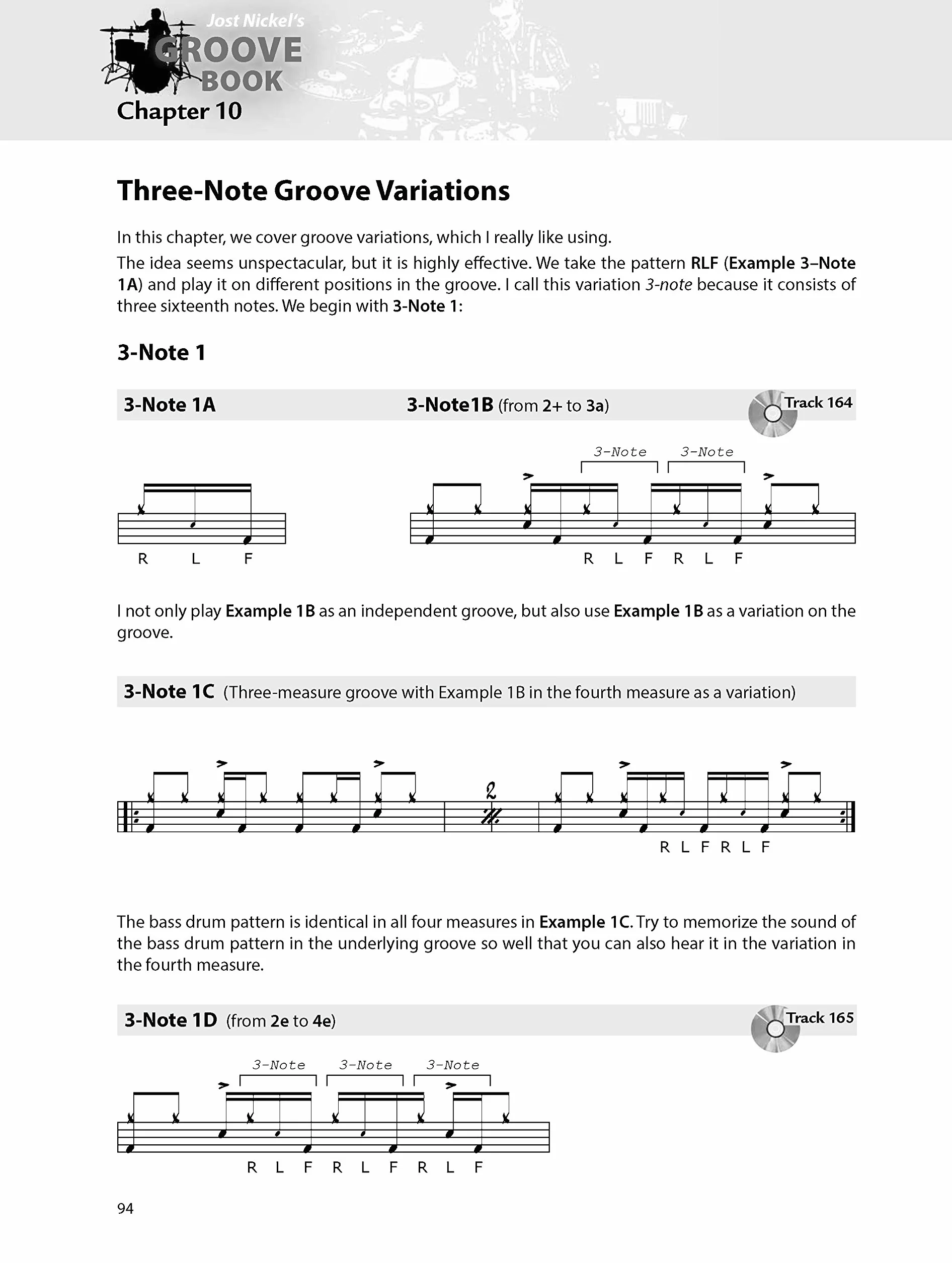Jost Nickel's Groove Book: Groove Design, Orchestration, Split & Switch Grooves, Linear Grooves, Ghost Notes, Displacements, Bass Drum: Technics & ... ... Timing and much more (English Edition)