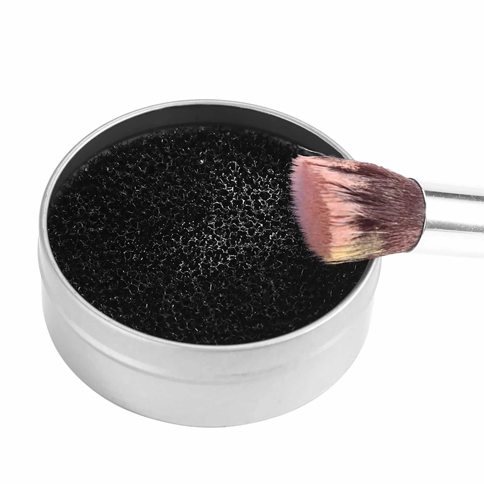 Narzędzie do Czyszczenia Pędzli do Makijażu Kosmetyczny cień do Powiek Proszek do Usuwania Kolorów Gąbka do Czyszczenia Clean Box Czyszczenie Pędzli do Makijażu Czyszczenie Pędzli