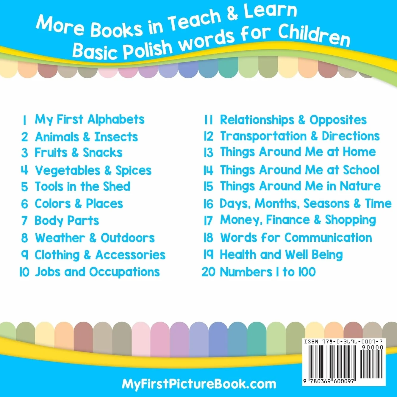 My First Polish Alphabets Picture Book with English Translations: Bilingual Early Learning & Easy Teaching Polish Books for Kids: 1