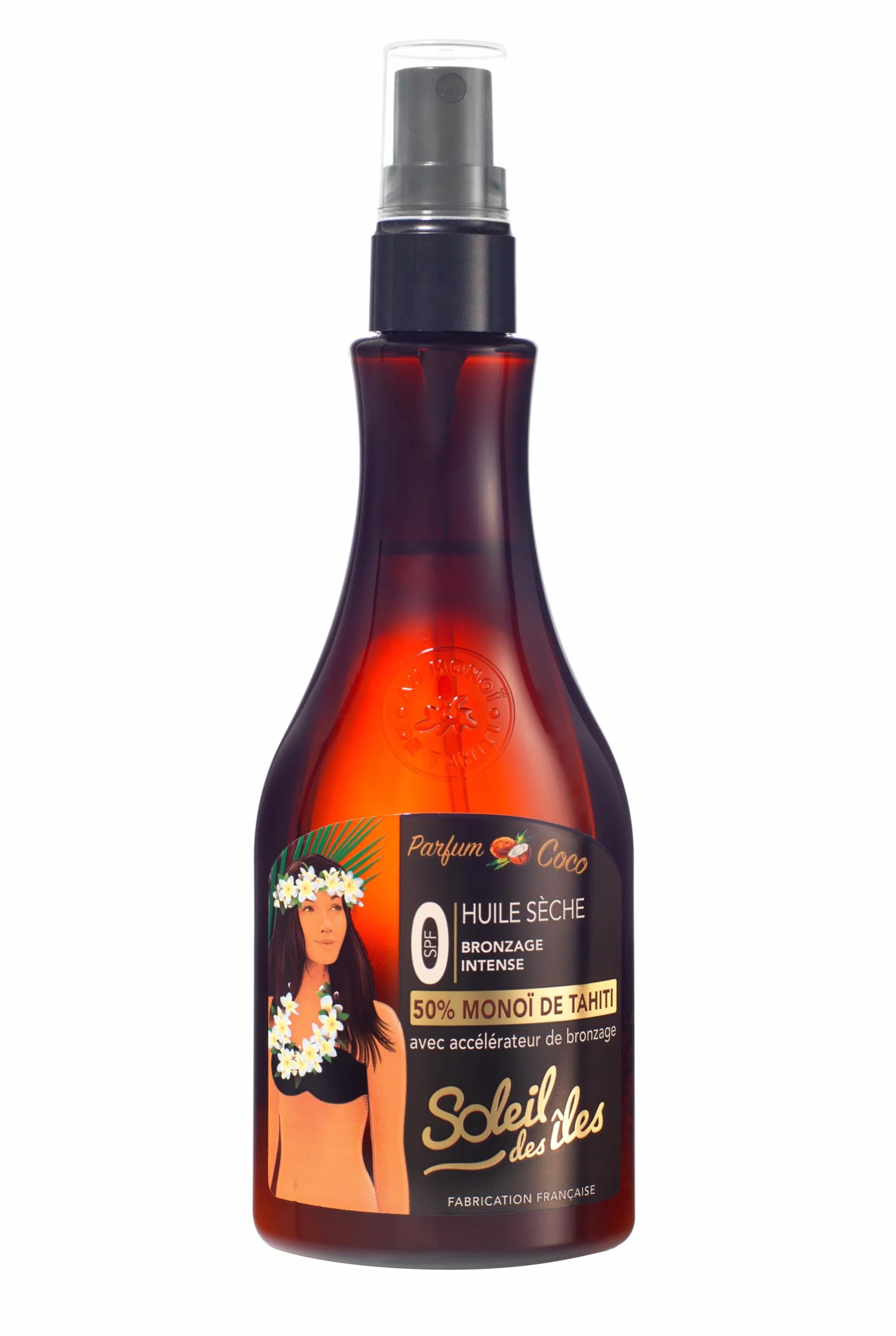 Soleil des Îles 100% naturalny olejek do opalania Monoi de Tahiti Coco Akcelerator opalania