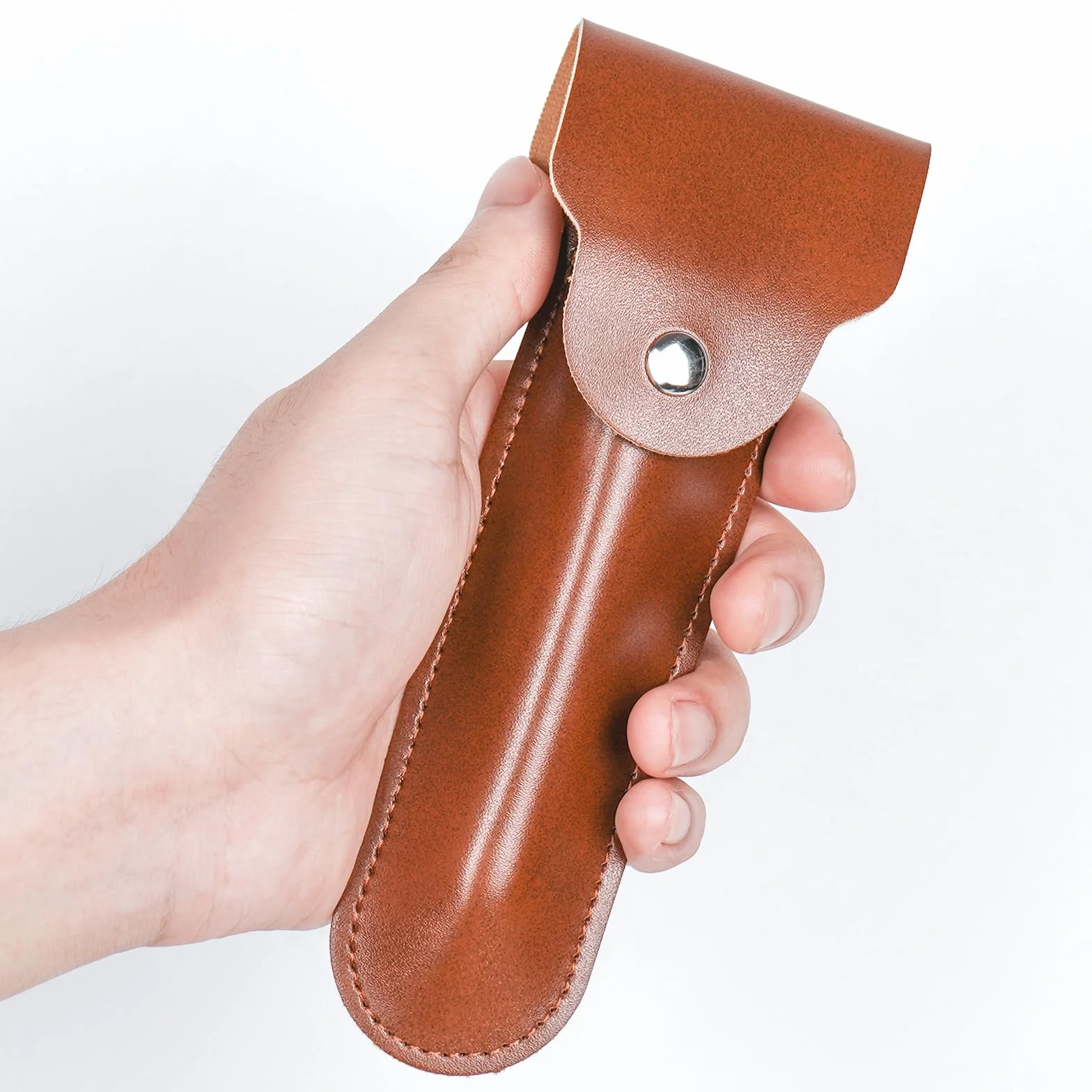 Etui podróżne Linkidea na maszynkę do golenia, kompatybilne z Gillette Sensor 3 MK-23C, brązowy