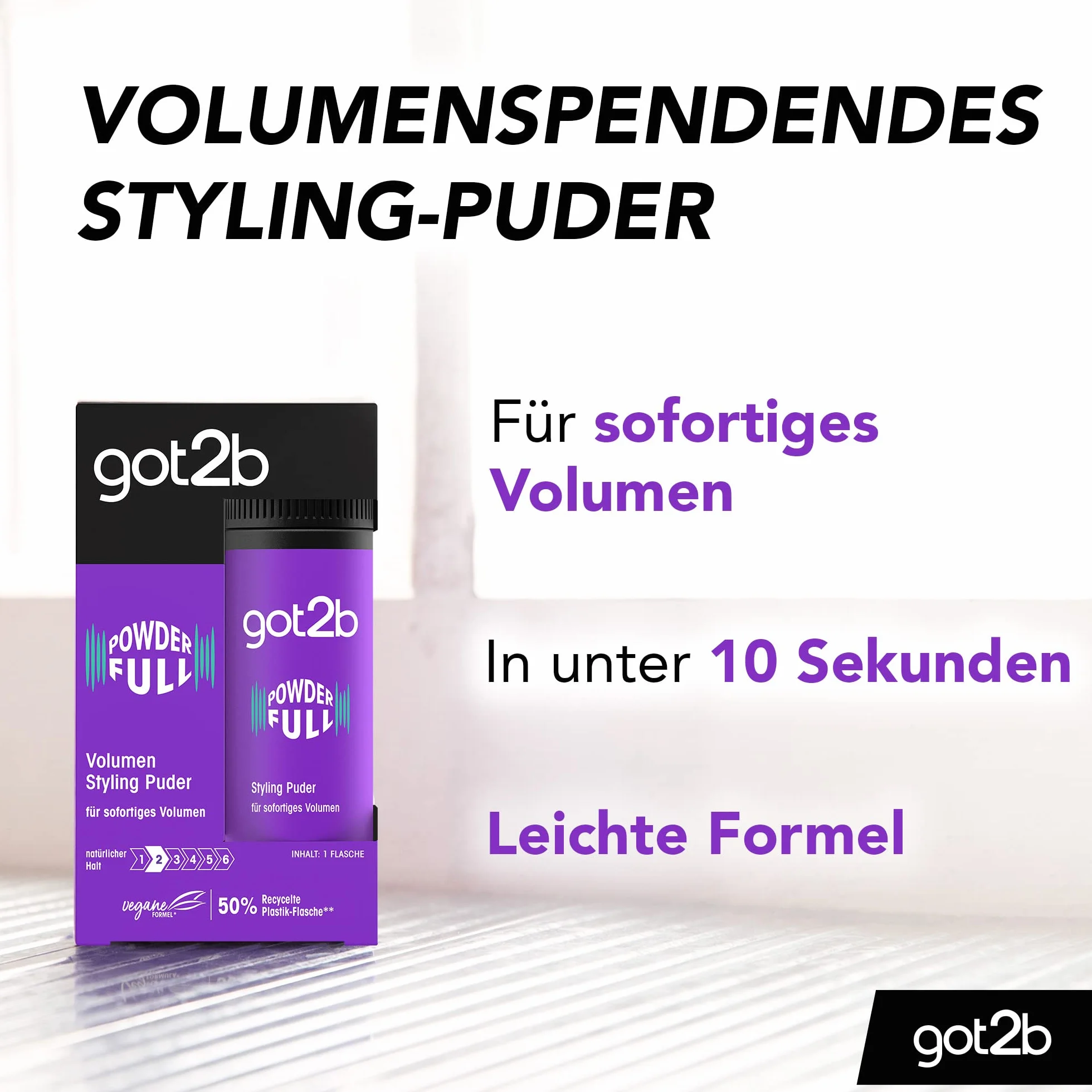 got2b Powderfull Puder do stylizacji włosów 10 g