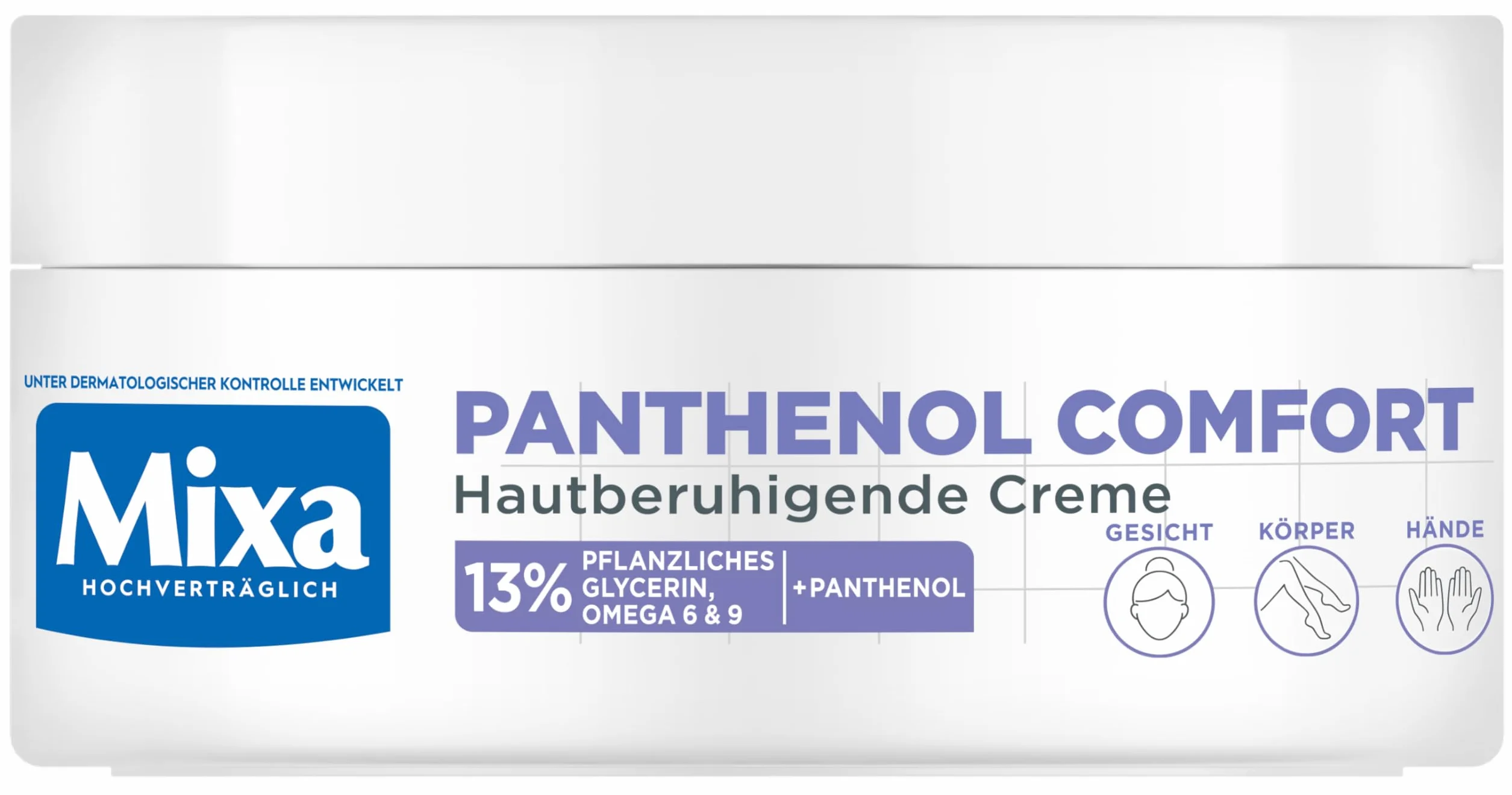 Mixa Krem kojący panthenol Comfort 150 ml do twarzy, ciała i rąk, sucha skóra AZS