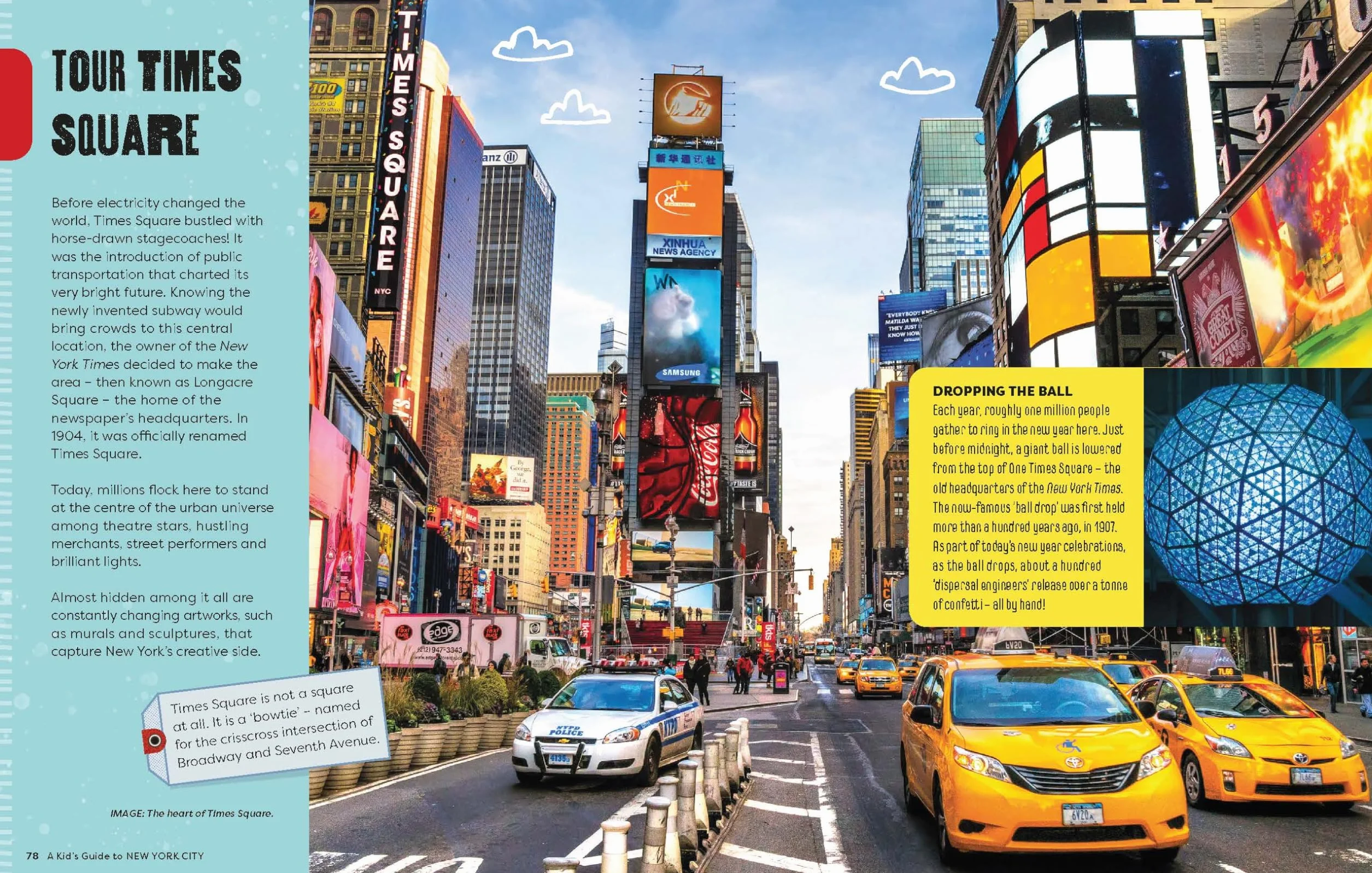 A Kid's Guide to New York City 1ed -anglais-: Unlock the Magic of Travel | Discover Secret & Surprising Places | Packed with Amazing Facts, Top Spots & Vibrant Photography