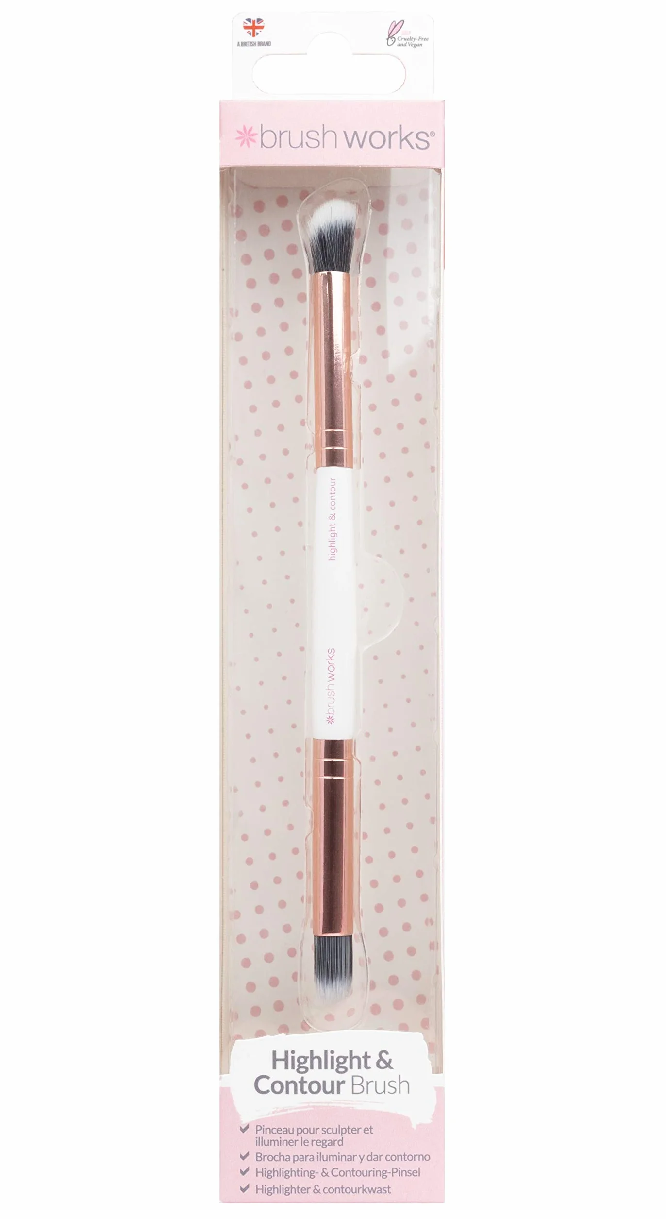 Brushworks Highlight & Contour Brush pędzel 100 g