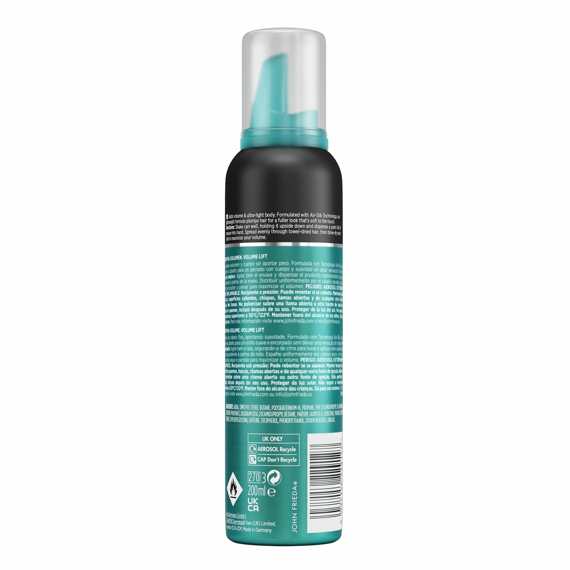 John Frieda Pianka zagęszczająca objętość 200 ml do cienkich włosów