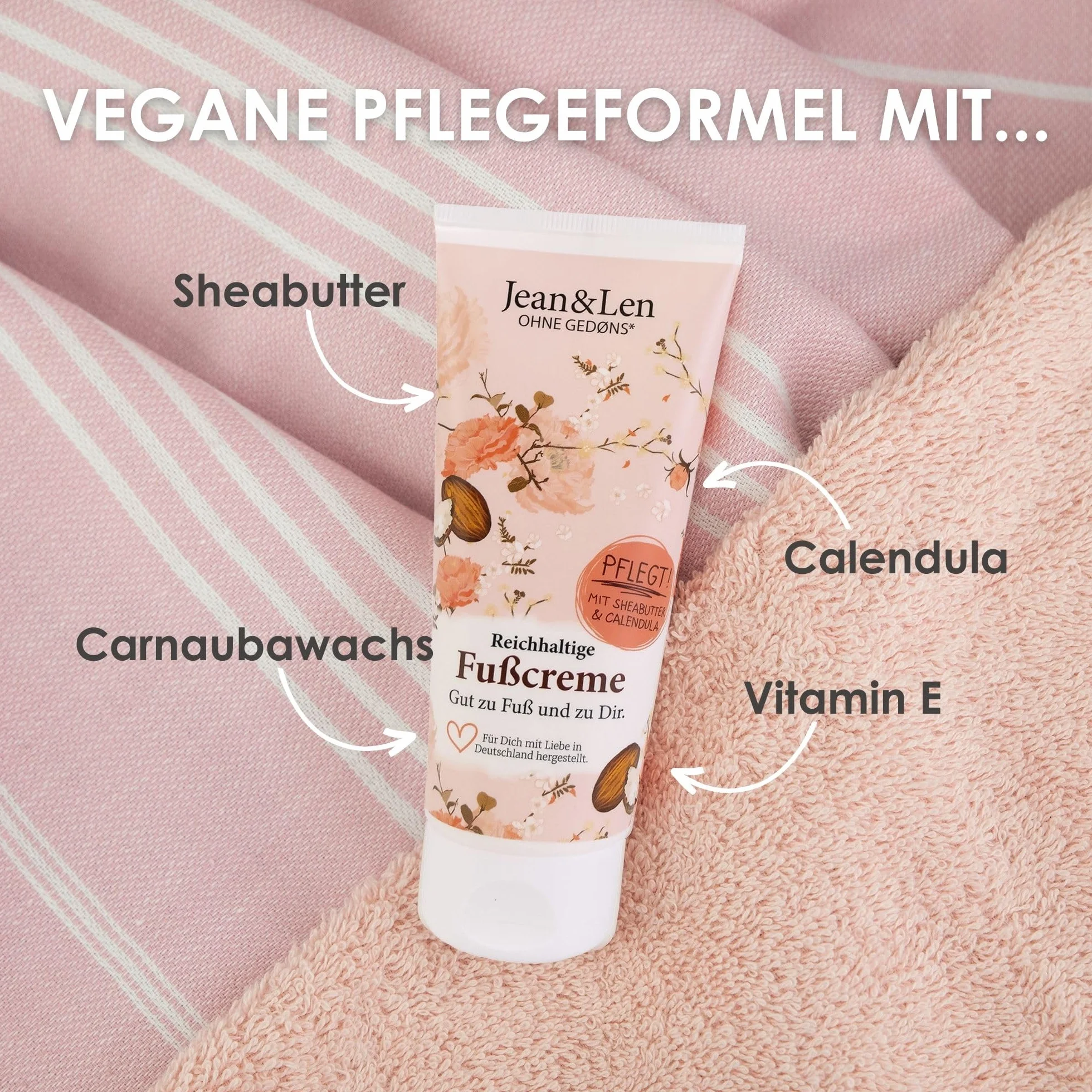Jean & Len Krem do stóp z masłem shea 100 ml