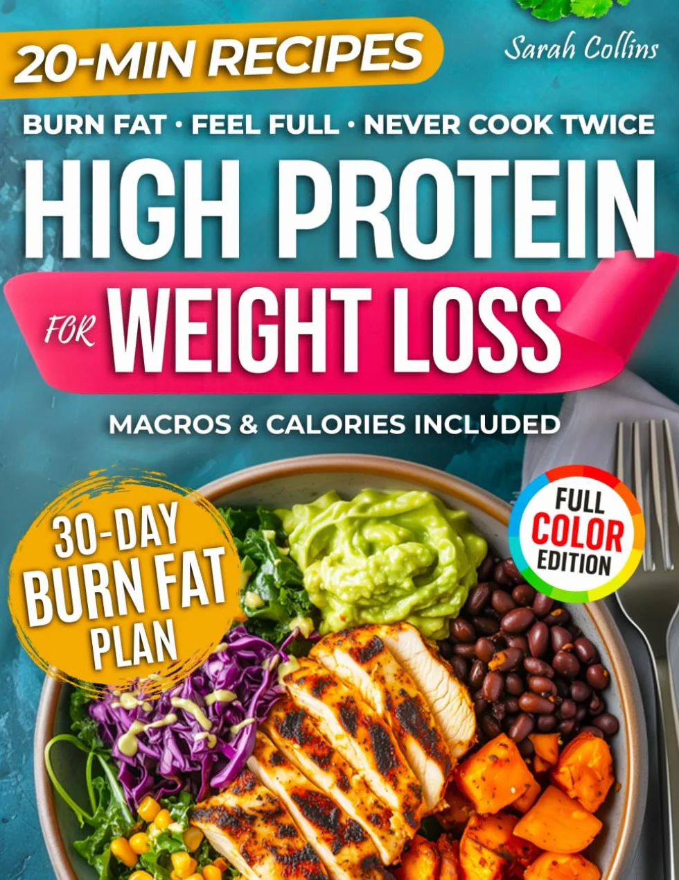 High Protein Cookbook for Weight Loss: 101 Low Carb Recipes & a 30-Day Meal Plan to Burn Fat, Feel Full, and Never Cook Twice