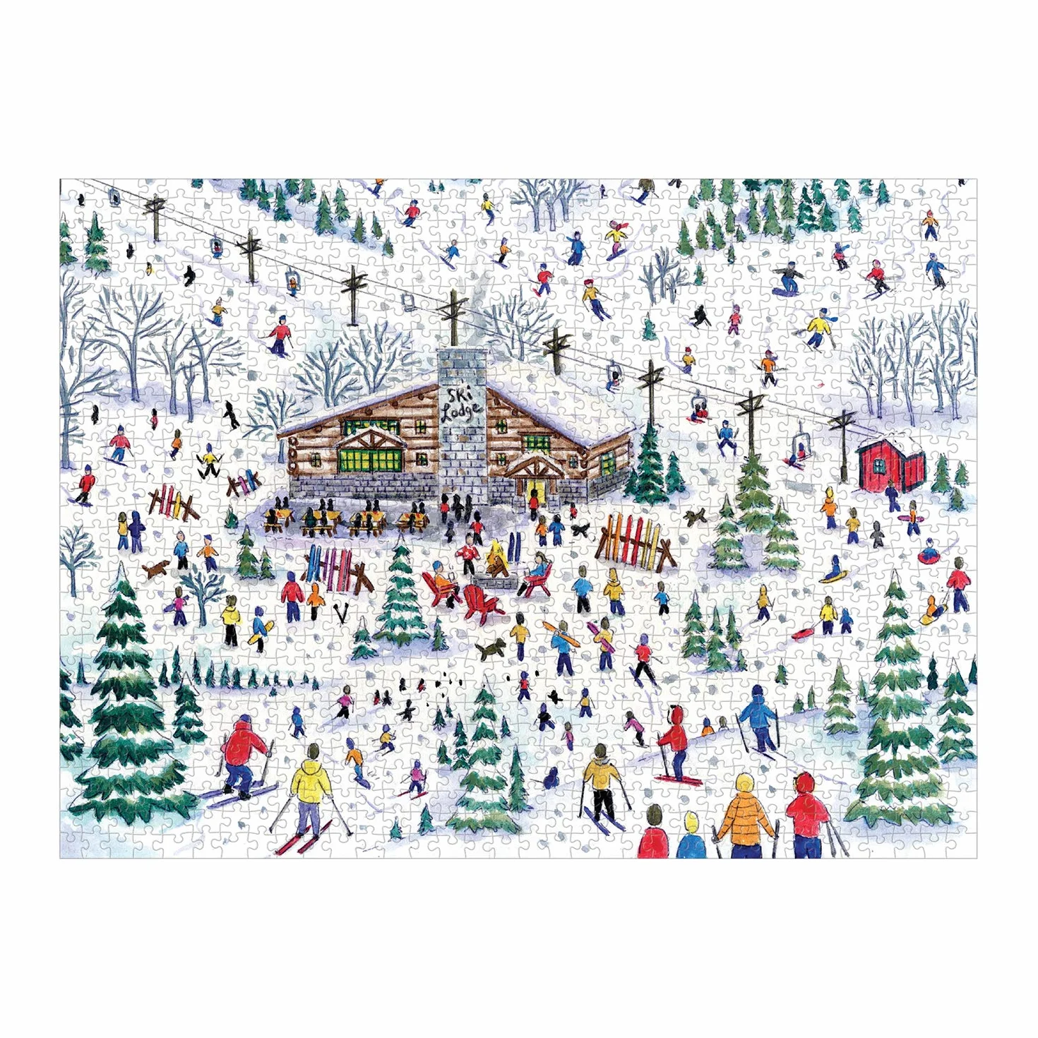 Michael Storrings Apres Ski 1000 Pc Puzzle: 1000 piece Puzzle