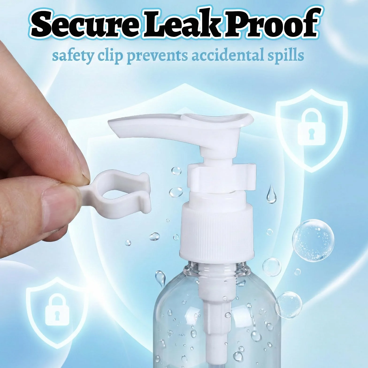 Plastikowe butelki z pompką Airless 30 ml przezroczyste podróżne