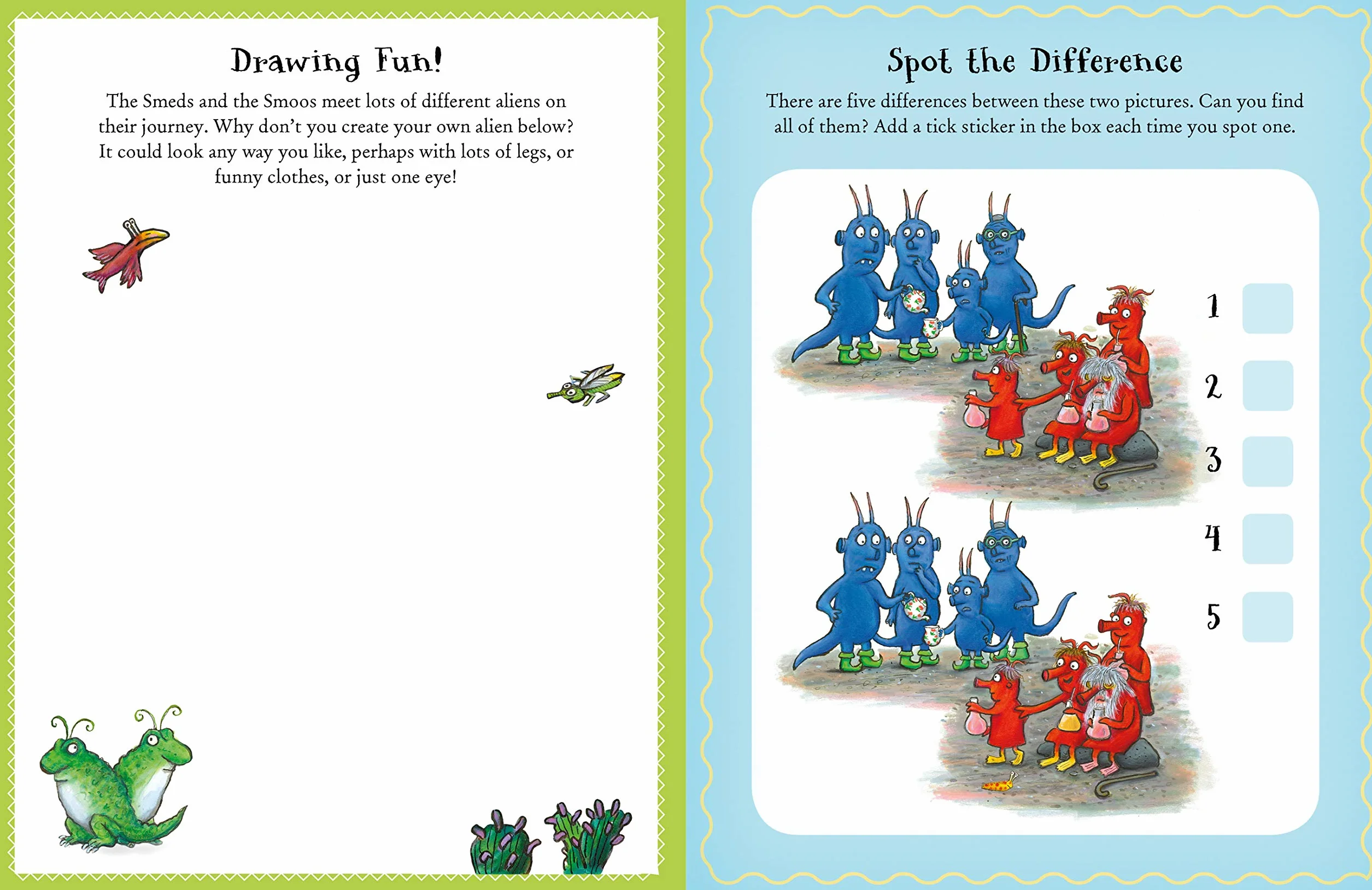 The Smeds and the Smoos Sticker Book (Activity Books): 1