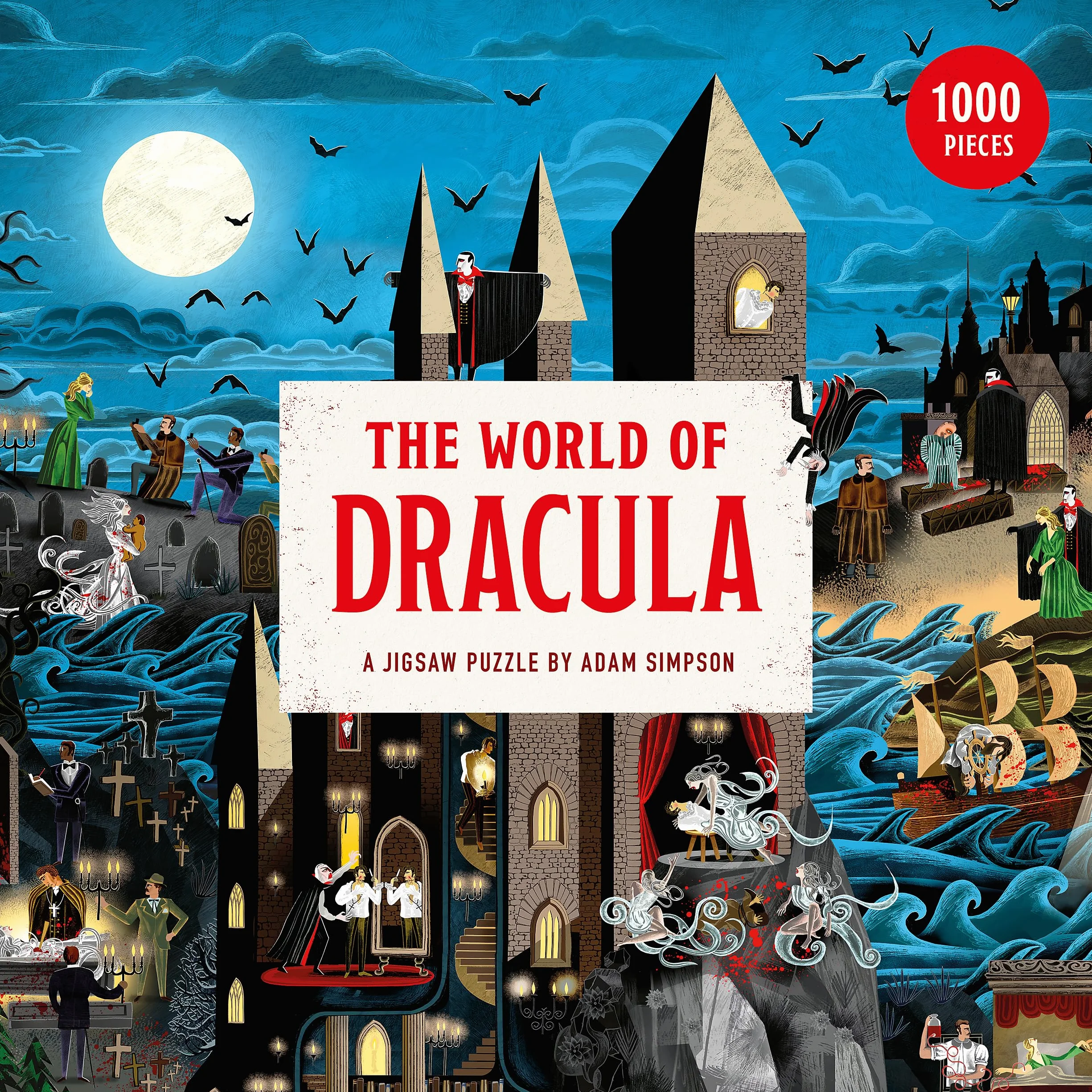 The World of Dracula Jigsaw Puzzle by Adam Simpson