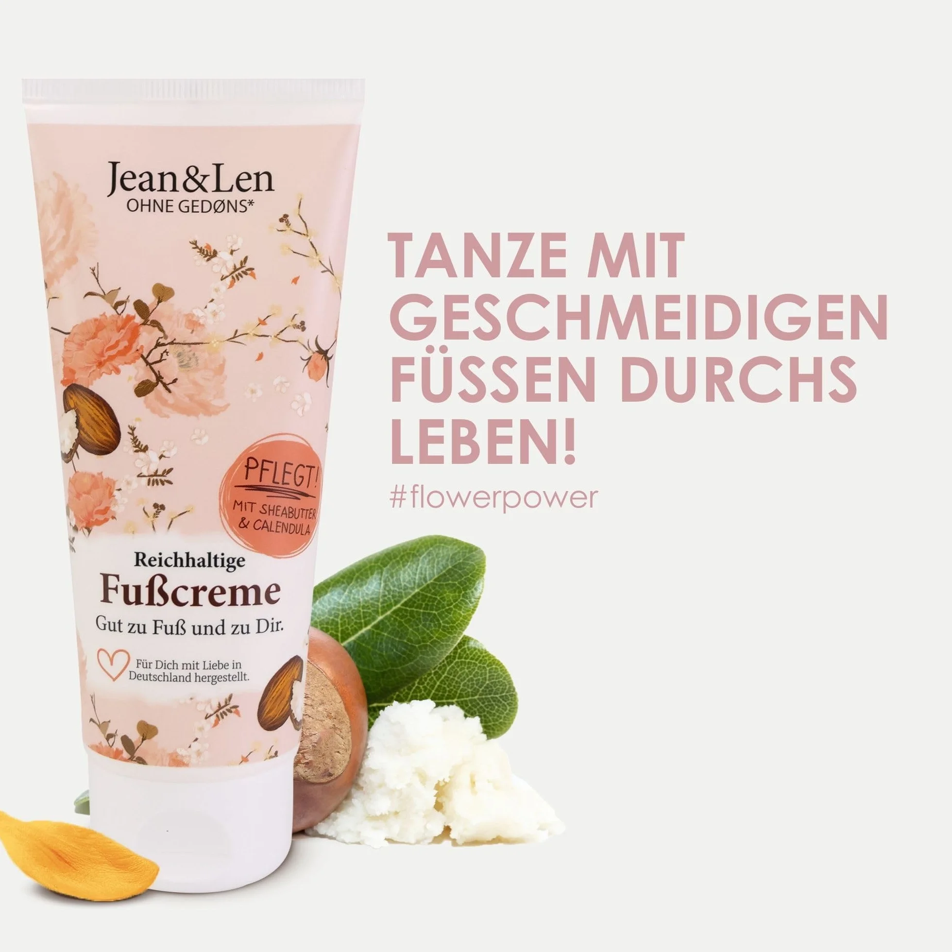 Jean & Len Krem do stóp z masłem shea 100 ml