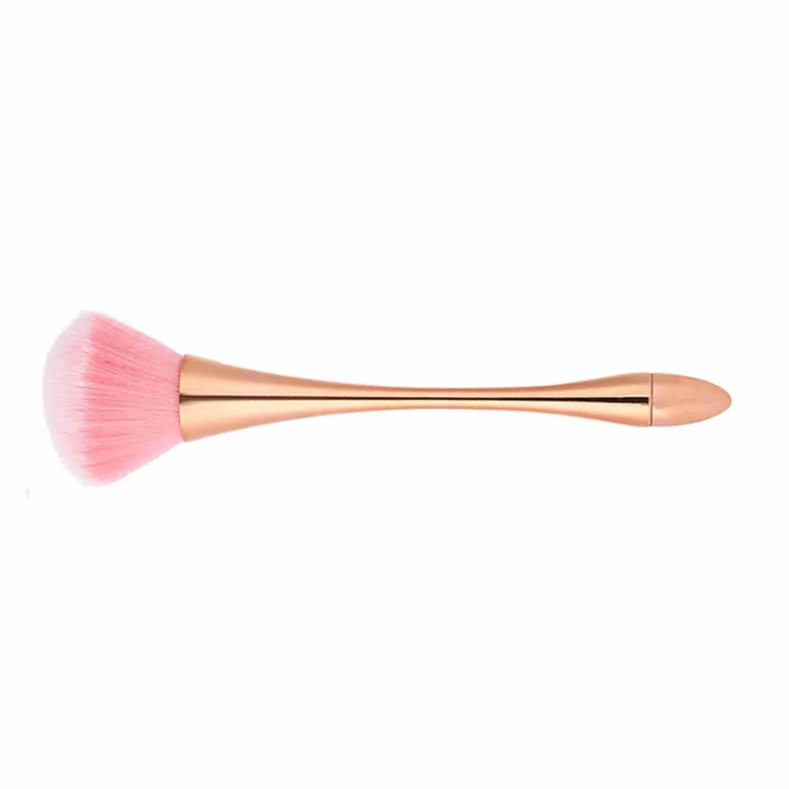 Generic Pędzel do Paznokci, Wielofunkcyjne Narzędzie do Paznokci, Dobrze Zaprojektowane do Domu Manicure Salon Salon Kosmetyczny (Różowe złoto)