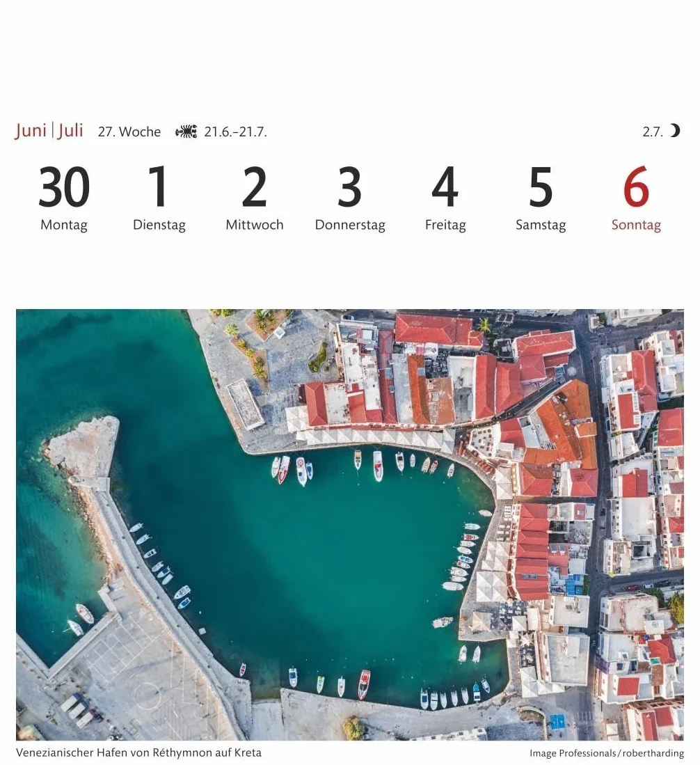 Griechische Inseln Sehnsuchtskalender 2025 - Wochenkalender mit 53 Postkarten: Reise-Kalender mit 53 hochwertigen Postkarten der schönsten Plätze Griechenlands. Postkartenkalender 2025. 16 x 17,5 cm