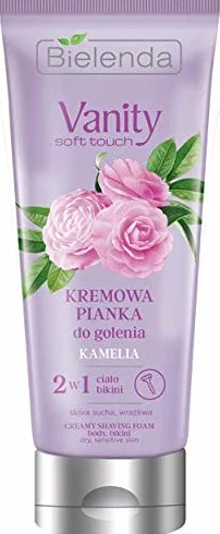 VANITY SOFT TOUCH kremowa pianka do golenia Kamelia 175 g