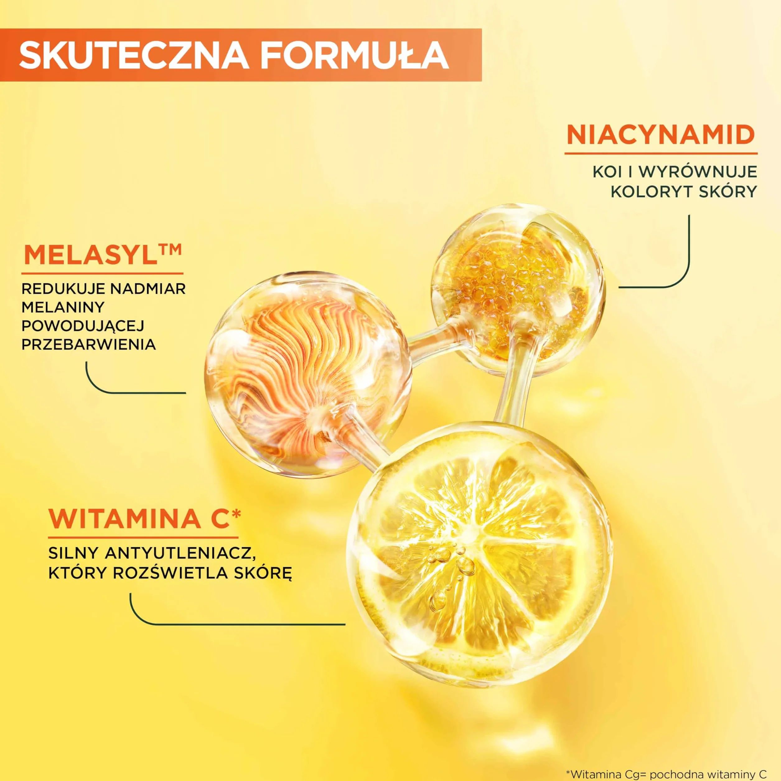 Garnier Vitamin C Serum na Przebarwienia z Witaminą C, Niacynamidem i Kwasem Salicylowym, 30 ml