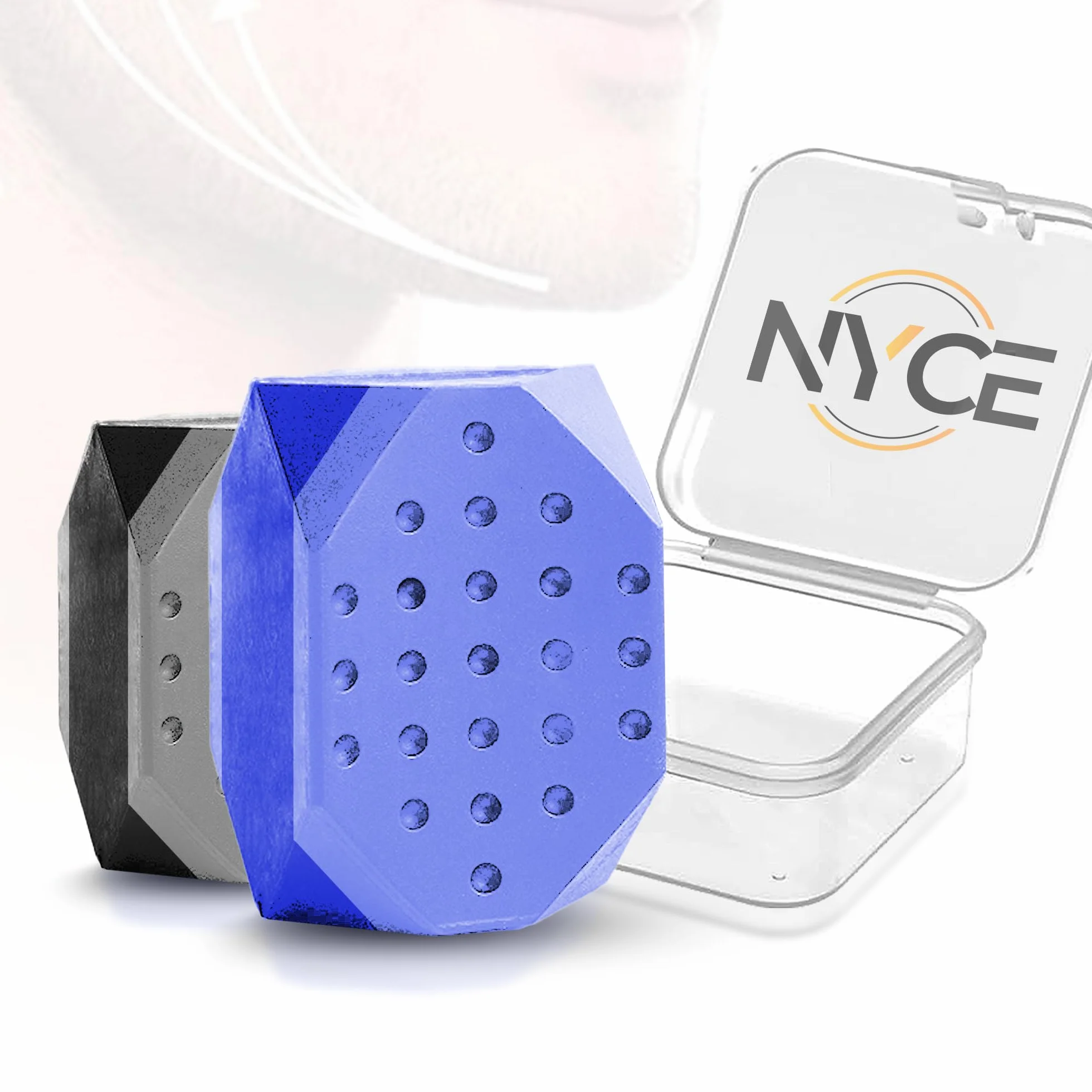 Ny'ce Muscle muscle - Ćwiczenie szczęk Zestaw 2 sztuk - Trening siłowy, który pomaga budować mięśnie i wyciąć szczękę, szyję i ujędrnić twarz - Wiele poziomów