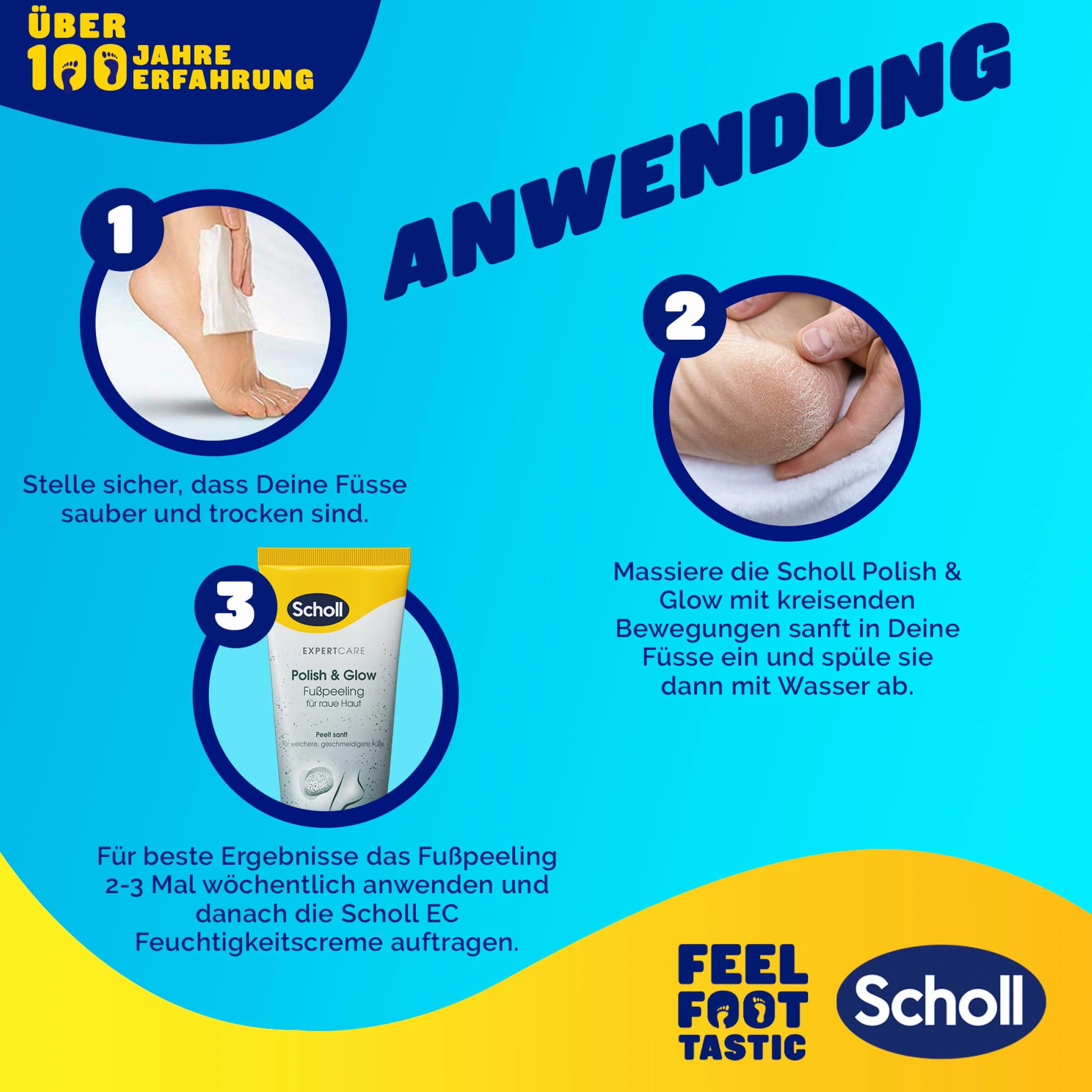 Scholl EXPERTCARE peeling do skóry suchej i zrogowaciałej 75 ml