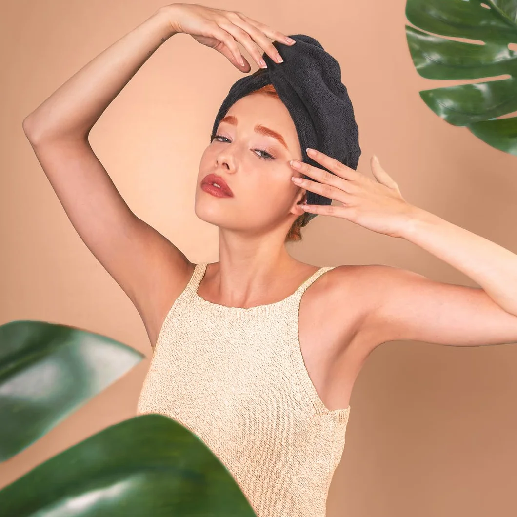 Nuggela & Sulé Turban Balinese. Ręcznik z mikrofibry. Idealny dodatek. Szybciej suszy włosy.