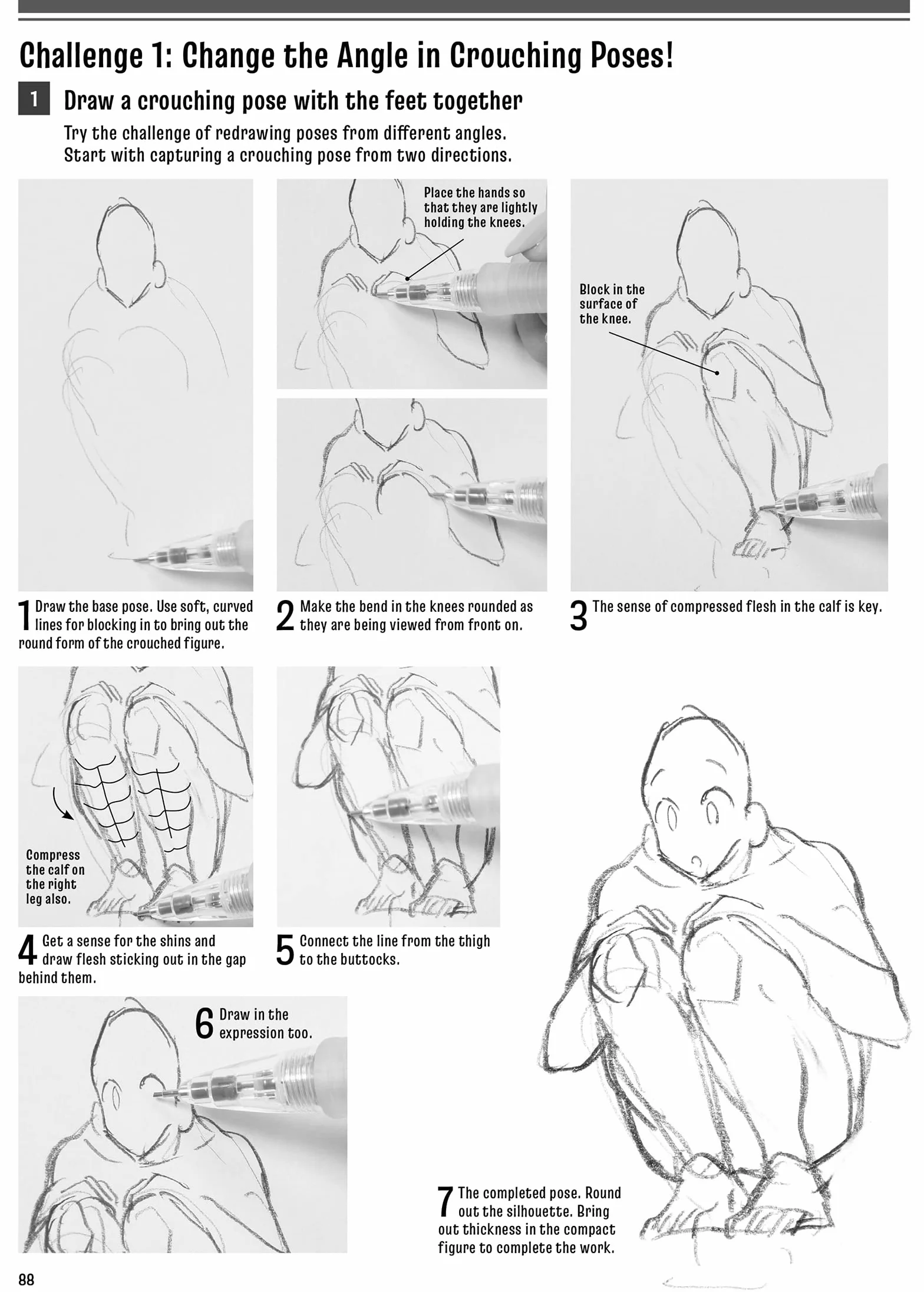 How to Draw Bold Manga Characters: Create Truly Dynamic Manga! Learn Hundreds of Different Action Poses! (Over 1350 Illustrations)